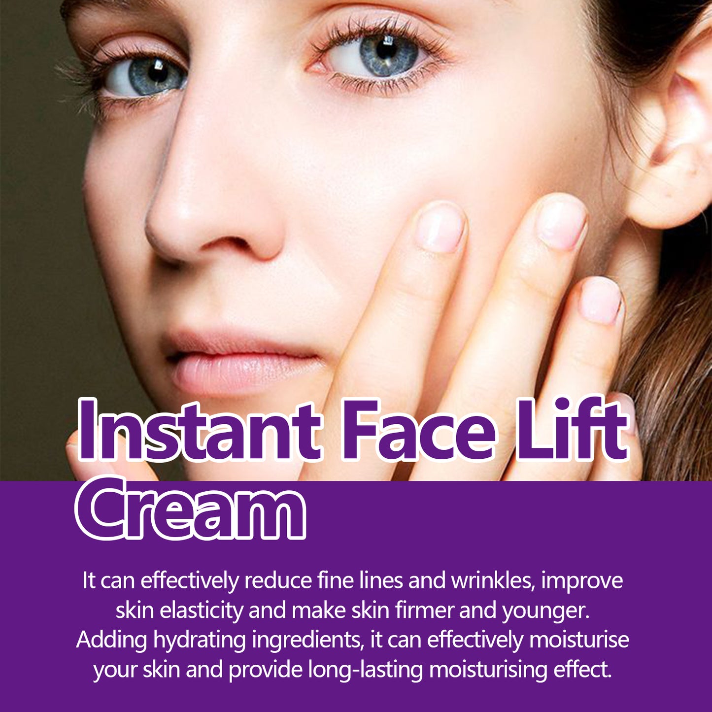 Hoygi Facial Lifting and Firming Cream Reduce Facial Fine Lines and Nasolabial Folds, Gentle Hydrating and Moisturizing Cream