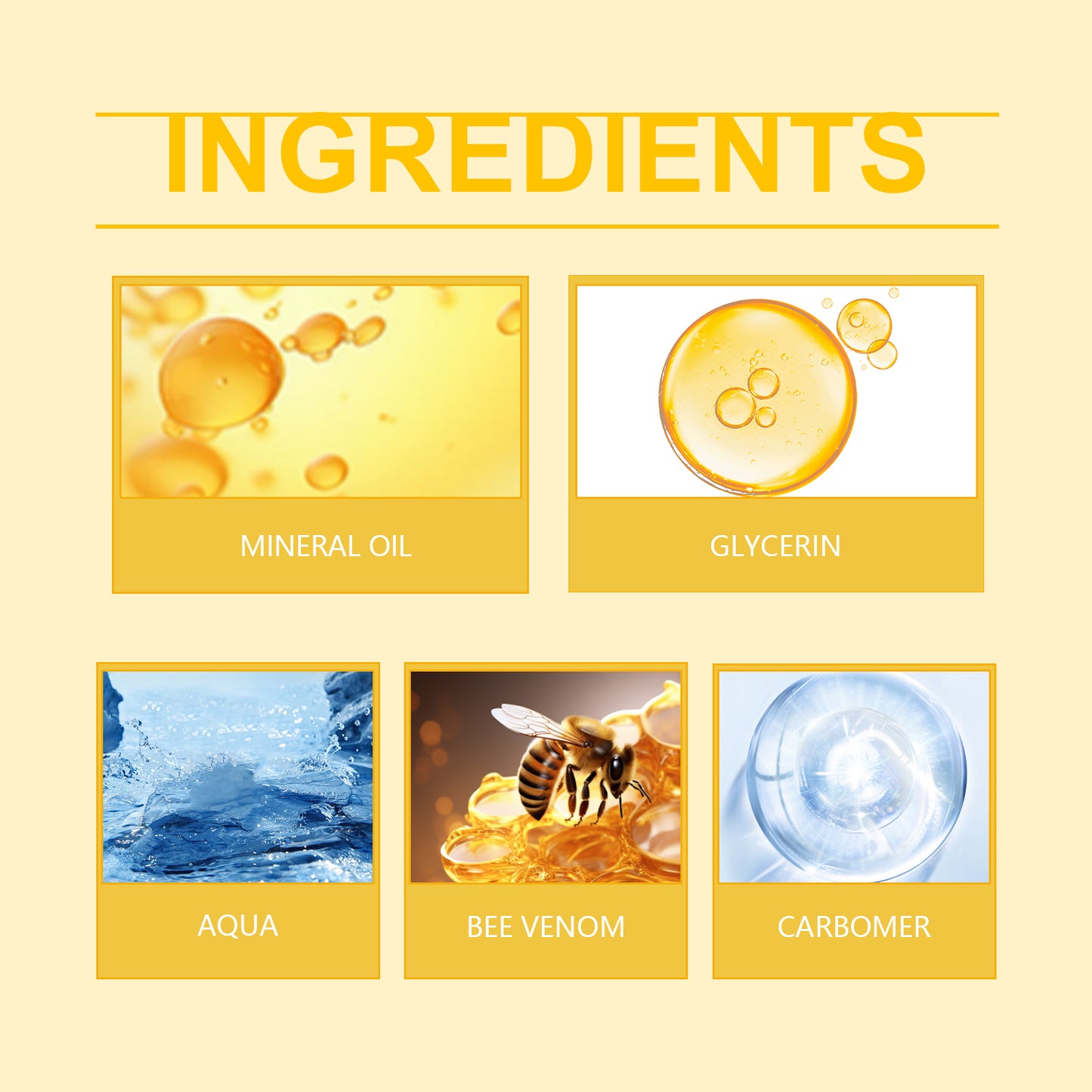 South Moon Bee Venom Joint Repair Cream Portable massage external application care cream for relieving joint discomfort