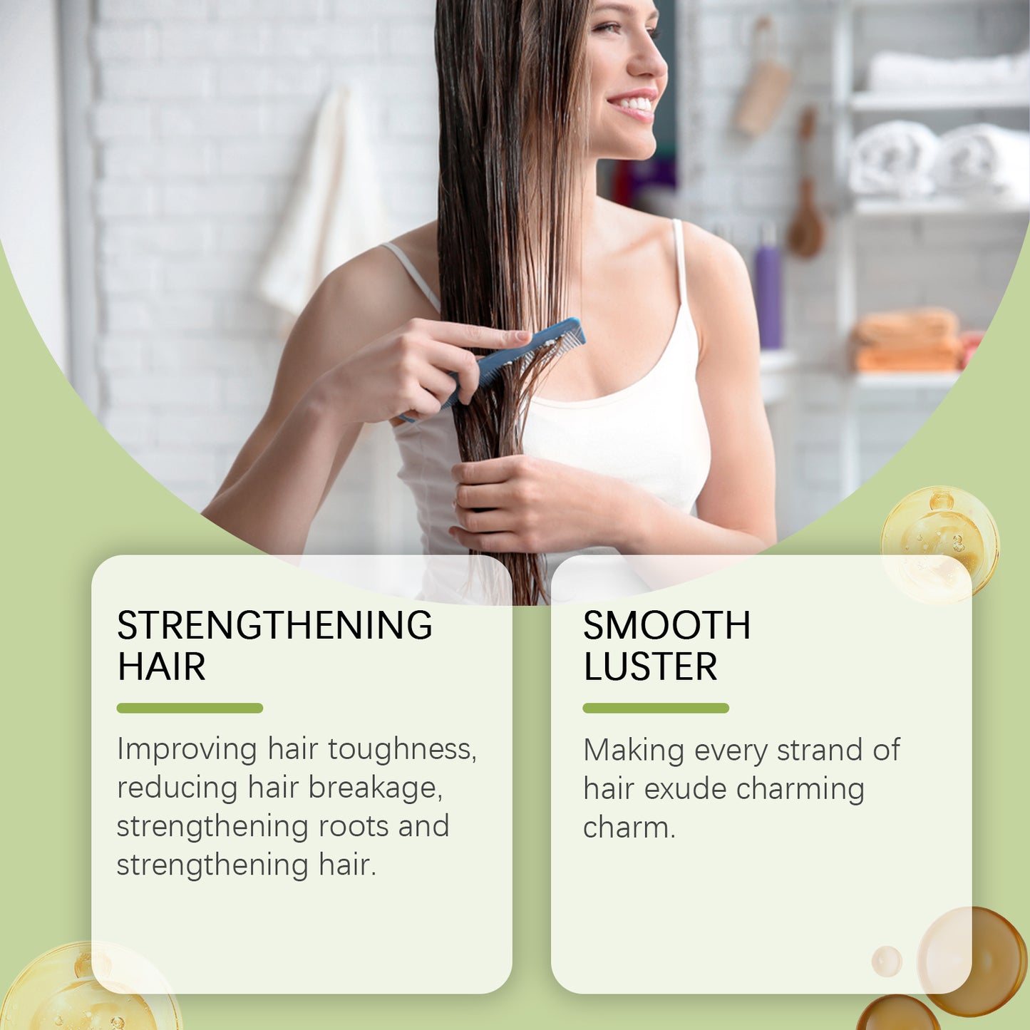 Hoegoa Batana Hair Care Essential Oil Nourishing, Moisturizing, Dry Repair, Hydrating Hair Care, Smooth Essential Oil