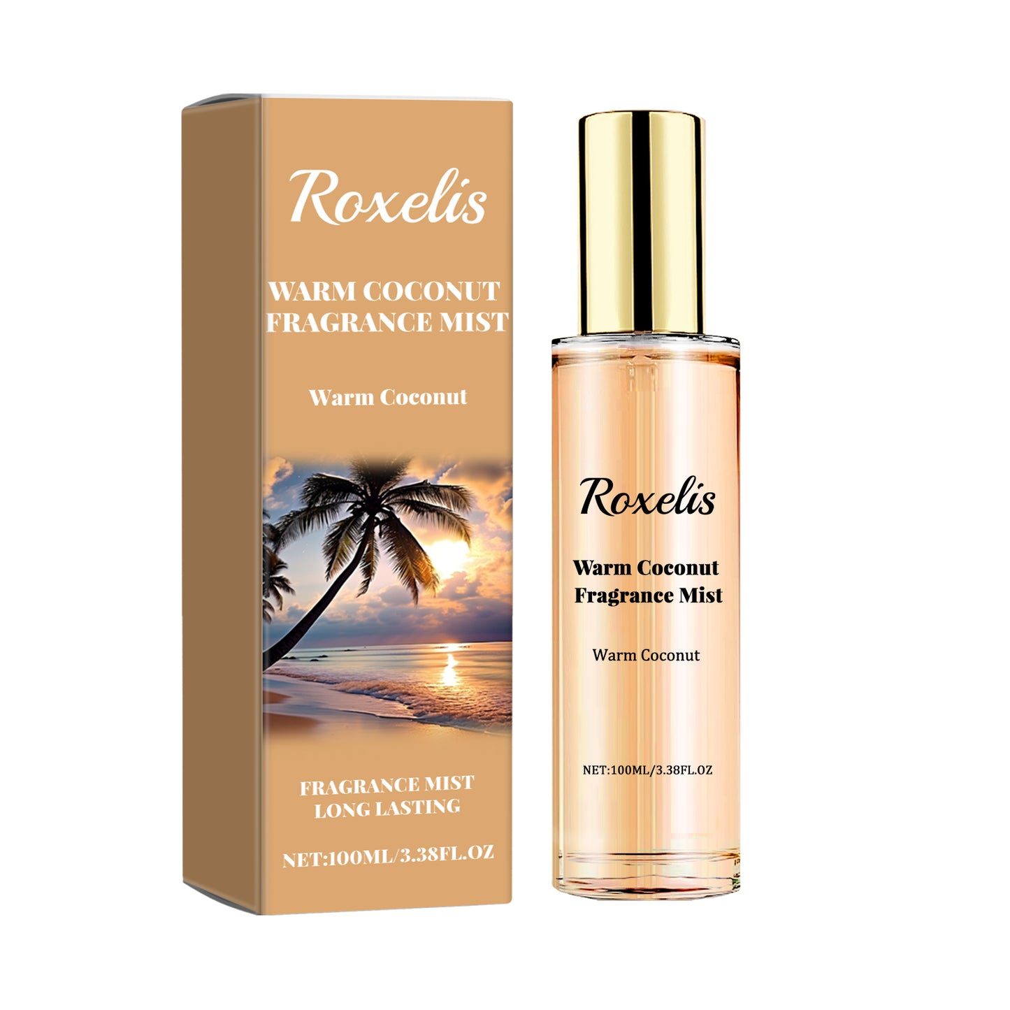Roxelis Coconut Passion Perfume Spray Long-lasting fragrance fresh natural couple date portable atmosphere encounter perfume