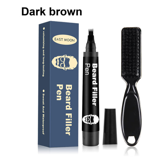 East Moon Beard Filling Pen Detachable Easy-to-Use Filling Pen Easily Create Dense Beard Hairline