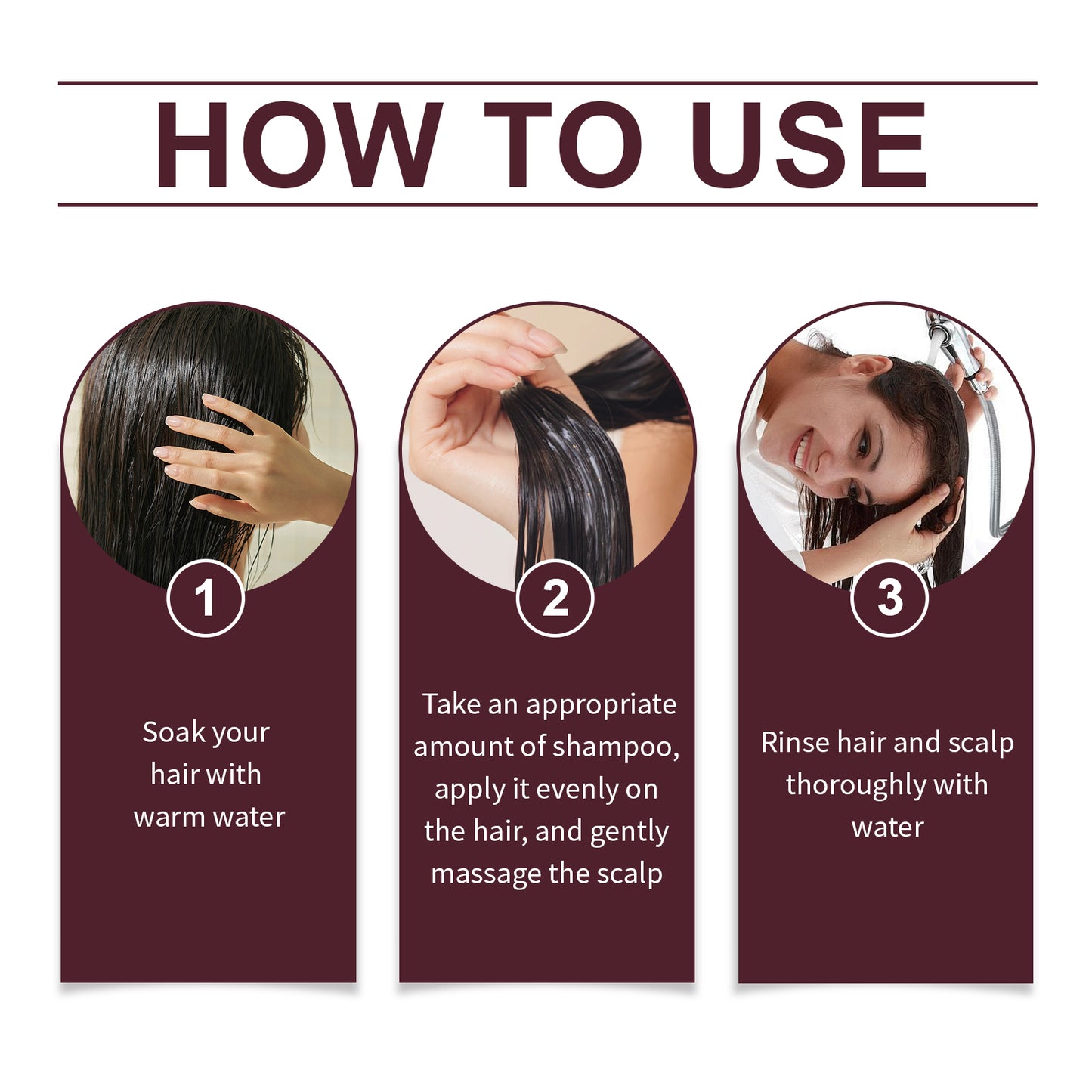 EELHOE Batana Shampoo Moisturizing, Repairing, Nourishing, Smoothing Dry and Frizzy Hair, Oil Control Shampoo