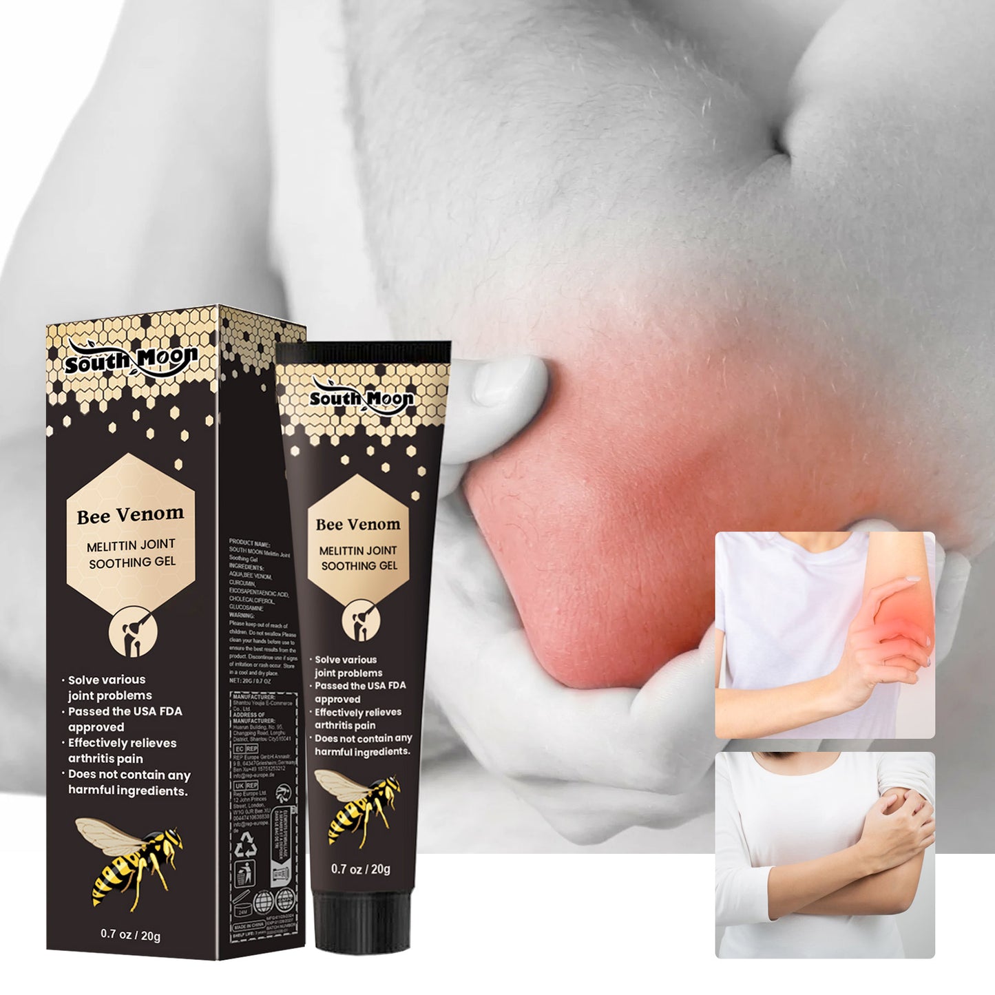 South Moon Joint Repair Gel Relieve Lumbar Spine Knee Body Massage Relaxing and Revitalizing Care Gel