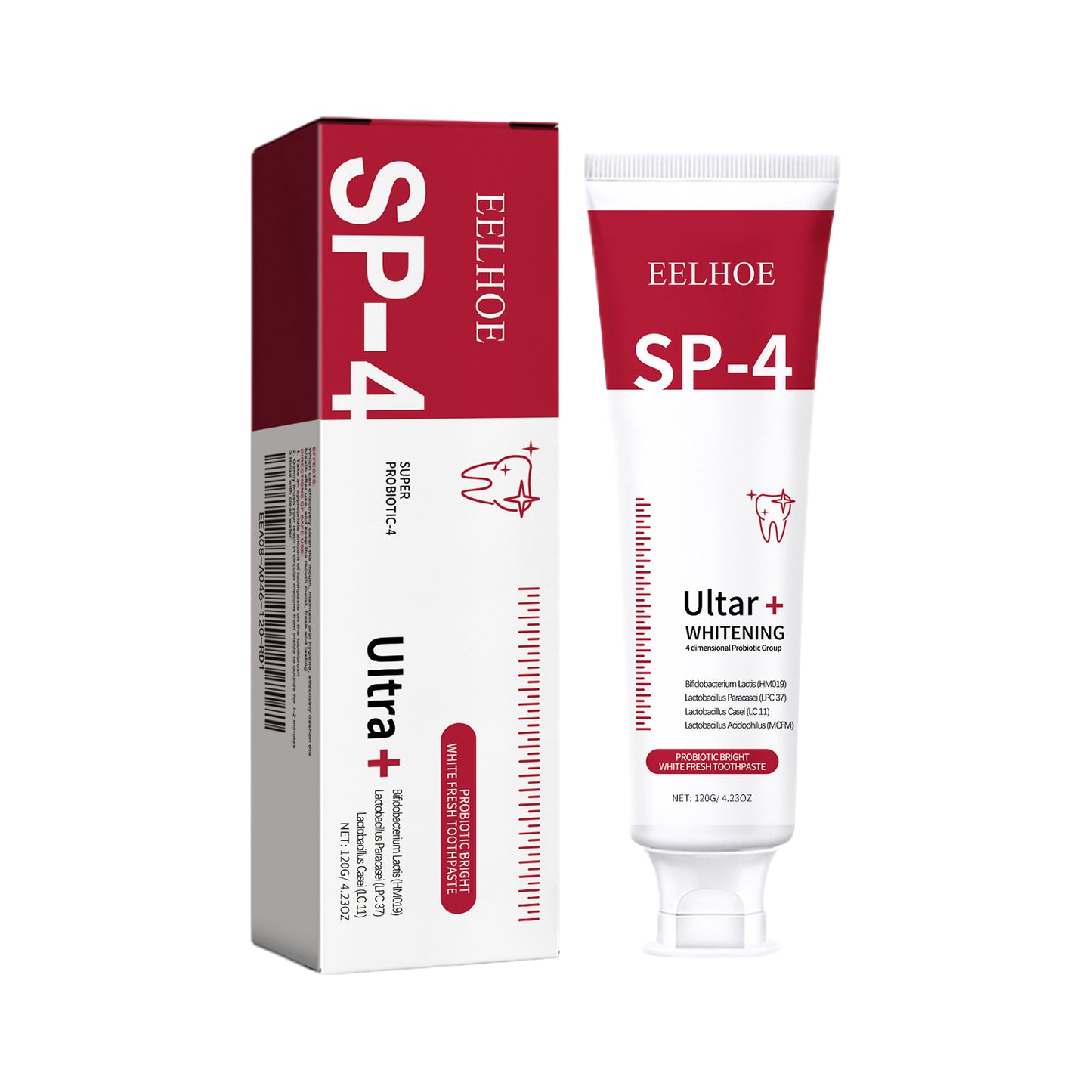 EELHOE Probiotic Whitening Toothpaste Clean teeth, eliminate bad breath, care for oral health, daily teeth cleaning, brightening care toothpaste