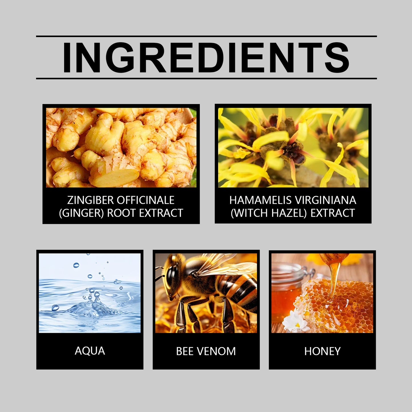 HOYGI Bee Venom Facial Essence Hydrating, moisturizing, refreshing collagen firming skincare essence