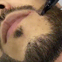 East Moon Beard Filling Pen Detachable Easy-to-Use Filling Pen Easily Create Dense Beard Hairline