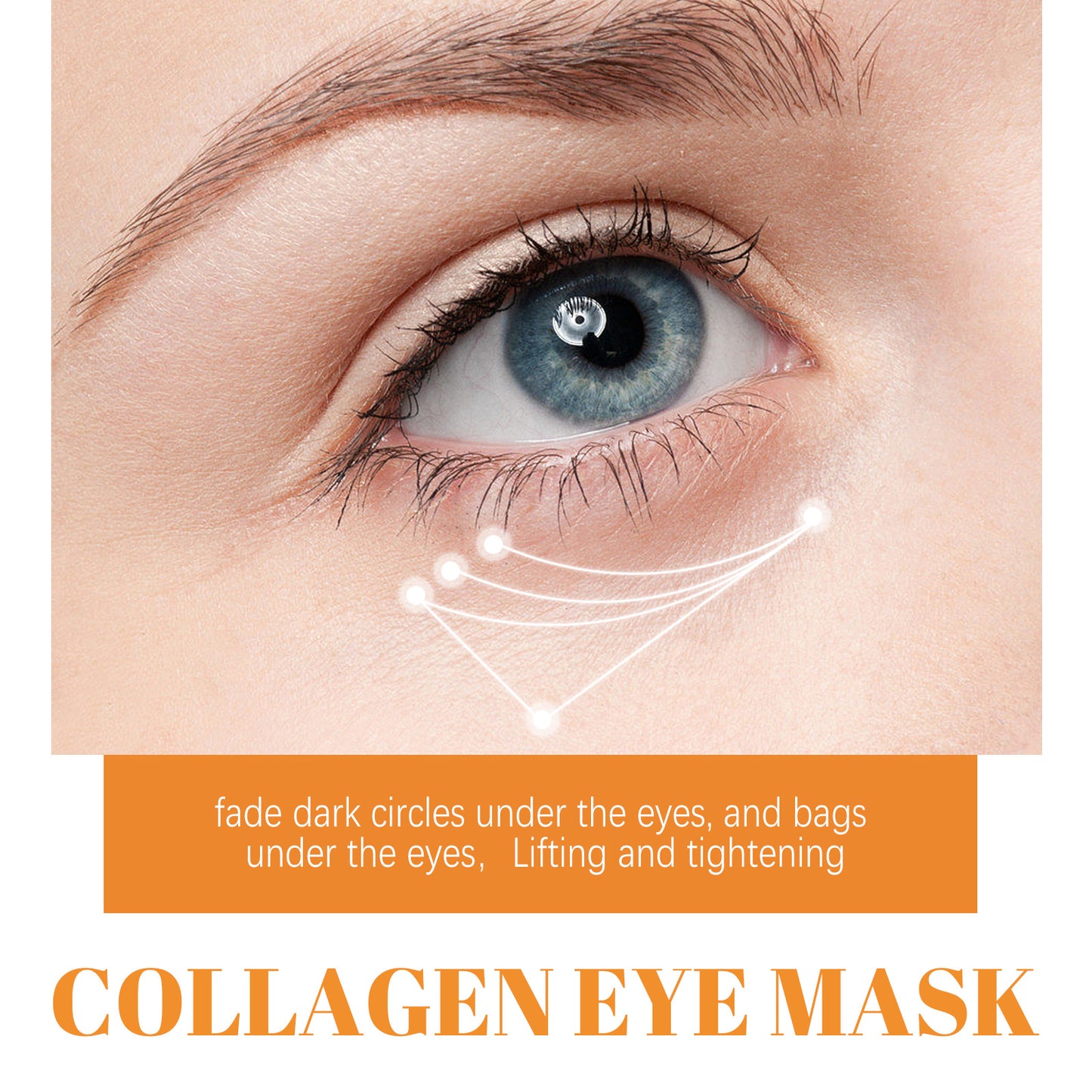 EELHOE Collagen Eye Mask Collagen Essence Soft Skin Lifting Elasticity Crystal Eye Mask