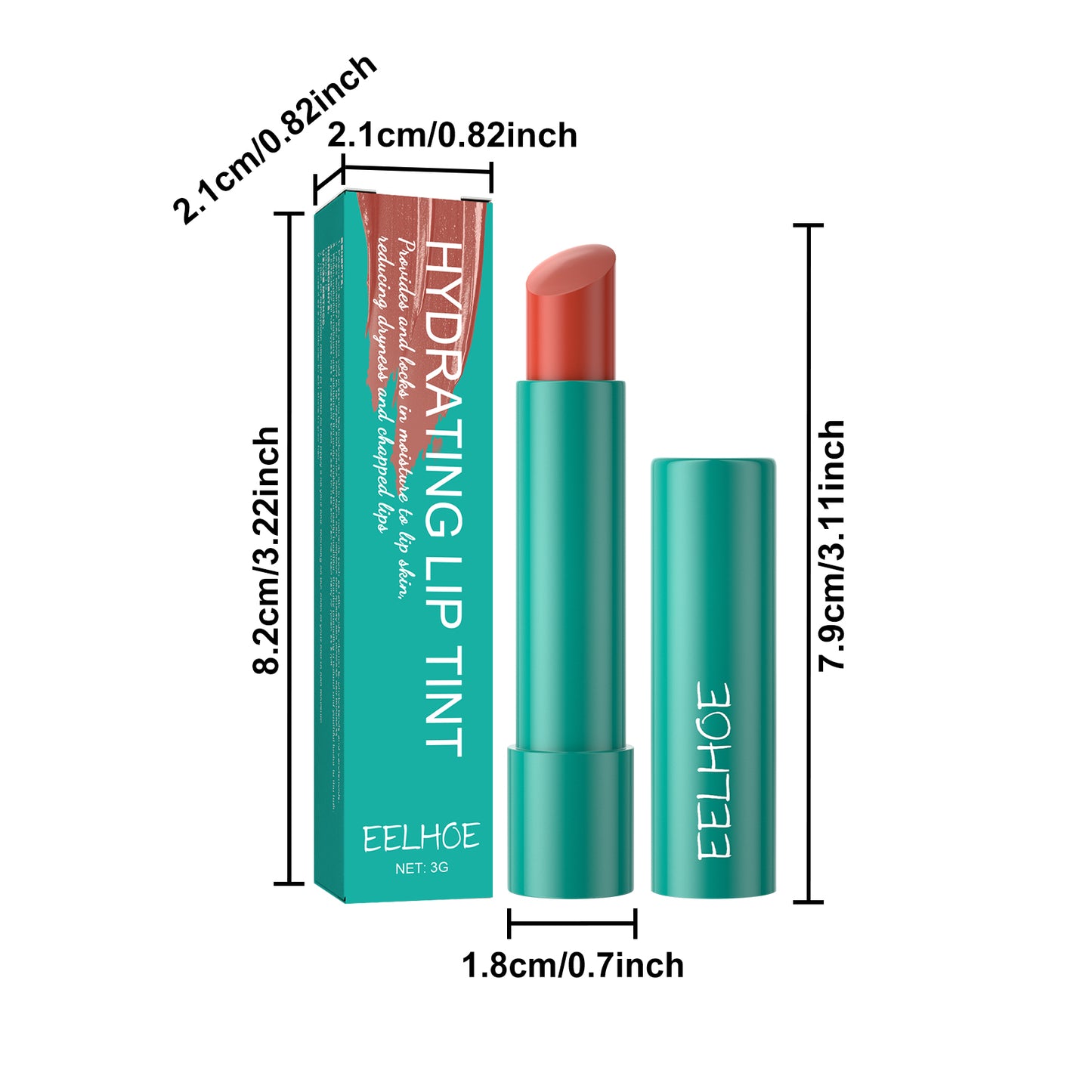 EELHOE Moisturizing Lip Care Lip Gloss Reduce Lip Lines, Dryness, and Dead Skin, Moisturize, Plump, and Full Lips Lip Gloss