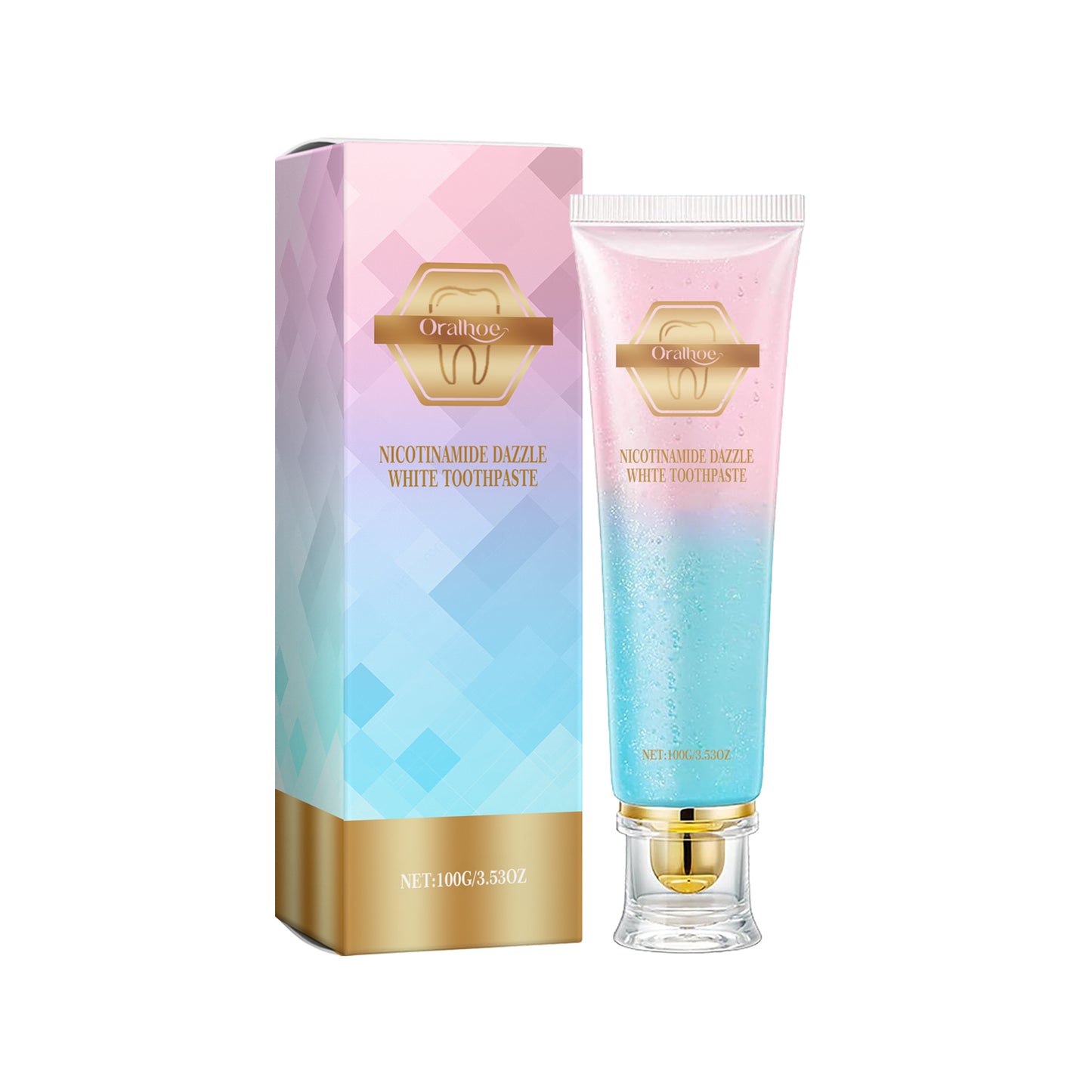 Oralhoe Nicotinamide Toothpaste Clean Odor Dirt Protect Teeth Oral Daily Care Mint Toothpaste