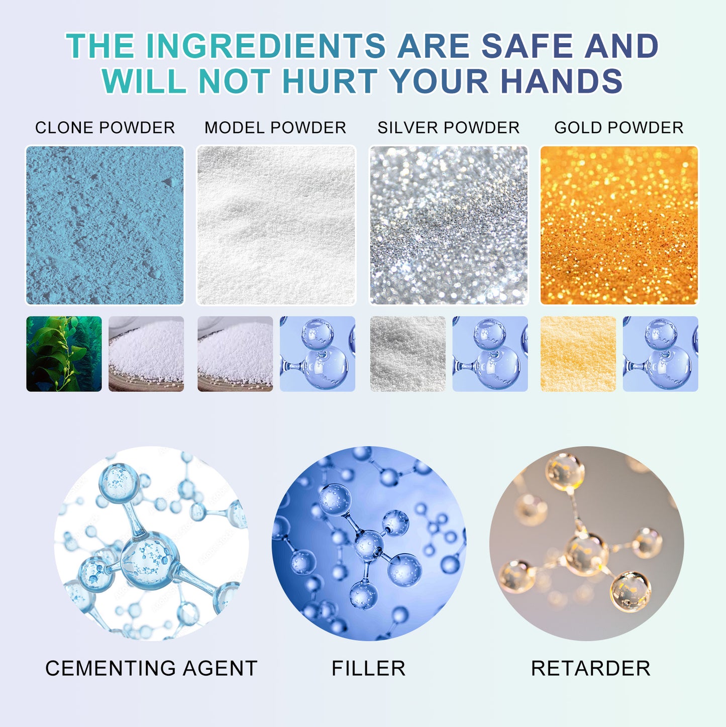 DOWMOO Couple Hand Mask diy Hand Model Homemade Holiday Gift Hand and Foot Print Clay Plaster Souvenir Craft