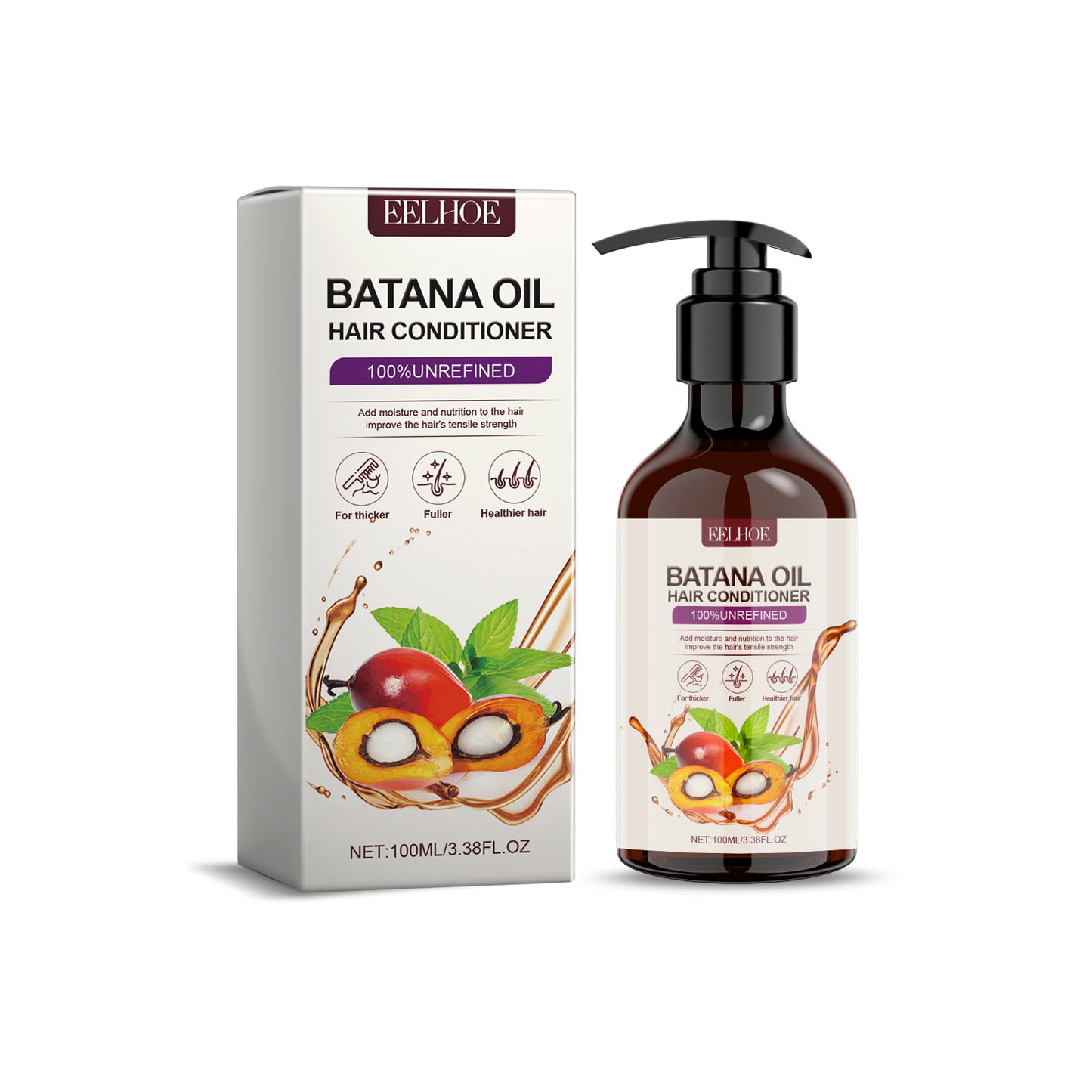 EELHOE Batahna Oil Strengthening and Volumizing Conditioner Repair frizzy hair texture, nourish hair, smooth hair care