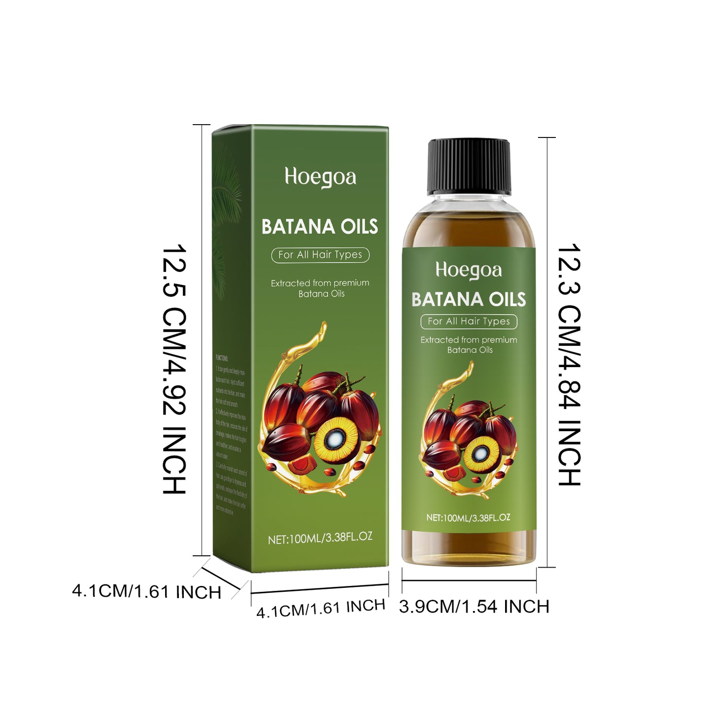 Hoegoa Batana Hair Care Essential Oil Nourishing, Moisturizing, Dry Repair, Hydrating Hair Care, Smooth Essential Oil