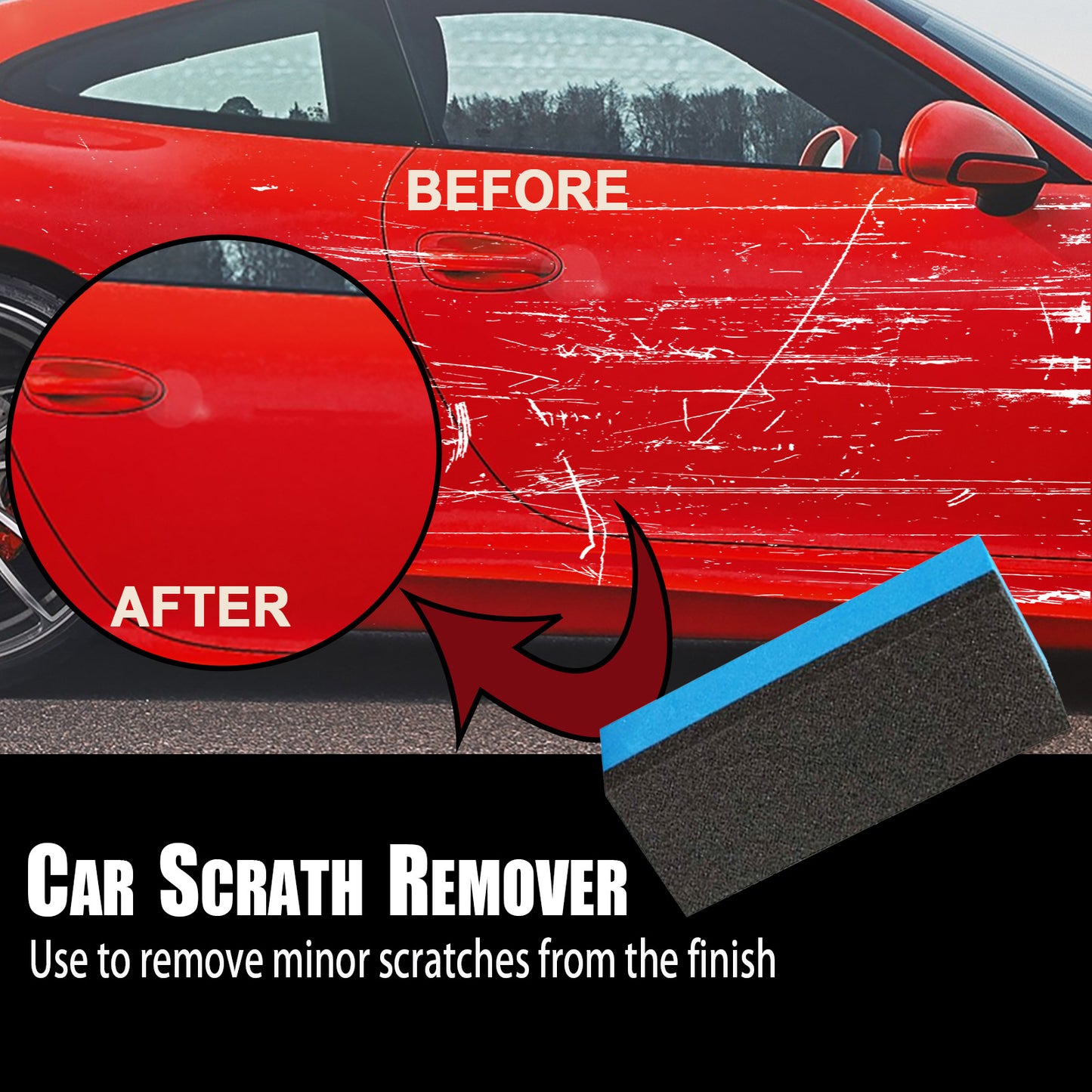 Rayhong Car Scratch Remover Scratch Removal Polishing Agent Paint Refurbishment Scratch Wax Scratch Repair