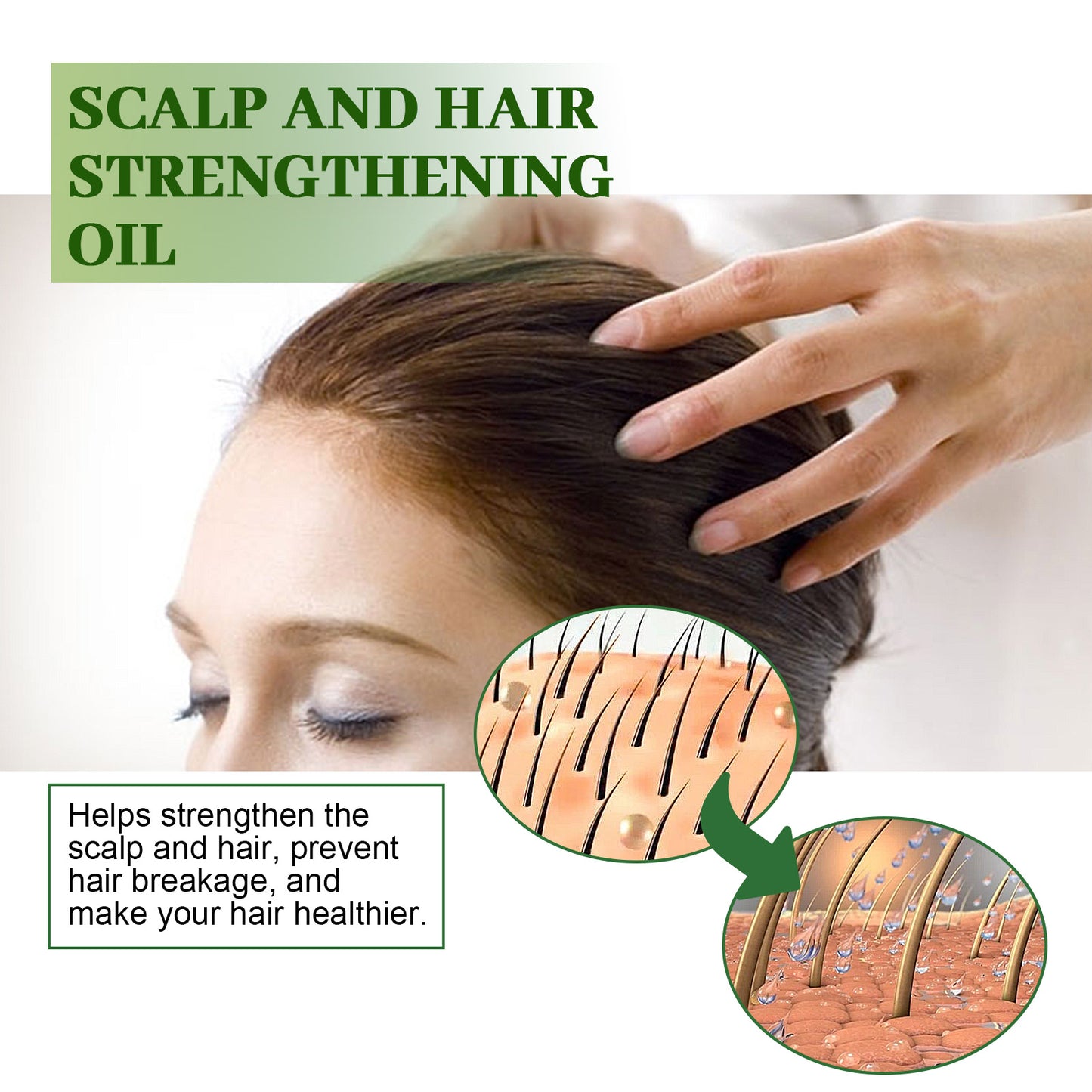 Hoegoa Rosemary Hair Treatment Oil Thick hair, smooth hair, dry and damaged hair care