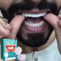 EELHOE Adjustable Snap-on Dentures Temporary Tooth Filling Gap Repair Teeth Correction Denture Kit