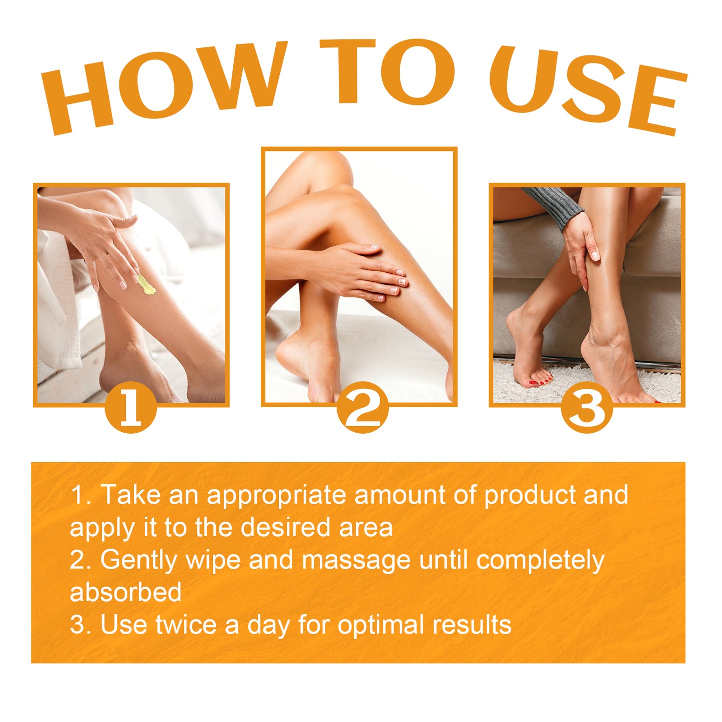 EELHOE Vitamin k Frost Skin Care Relieve Leg Soreness Swelling Earthworm Leg Vein Massage Care Cream