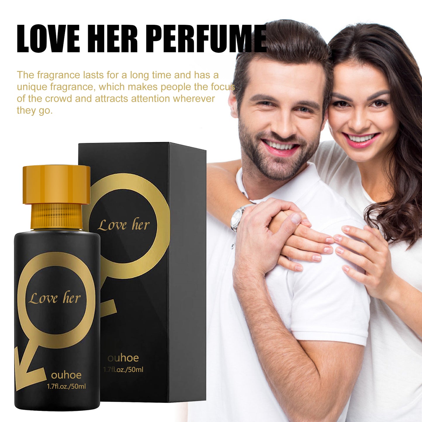 OUHOE Charm Perfume Natural Fresh Niche Long-lasting Fragrance Portable Couple Date Atmosphere Perfume