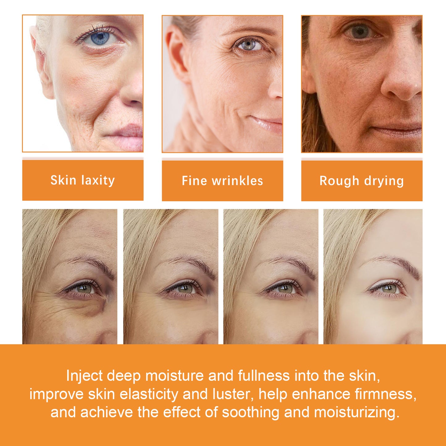 EELHOE Collagen Eye Mask Collagen Essence Soft Skin Lifting Elasticity Crystal Eye Mask