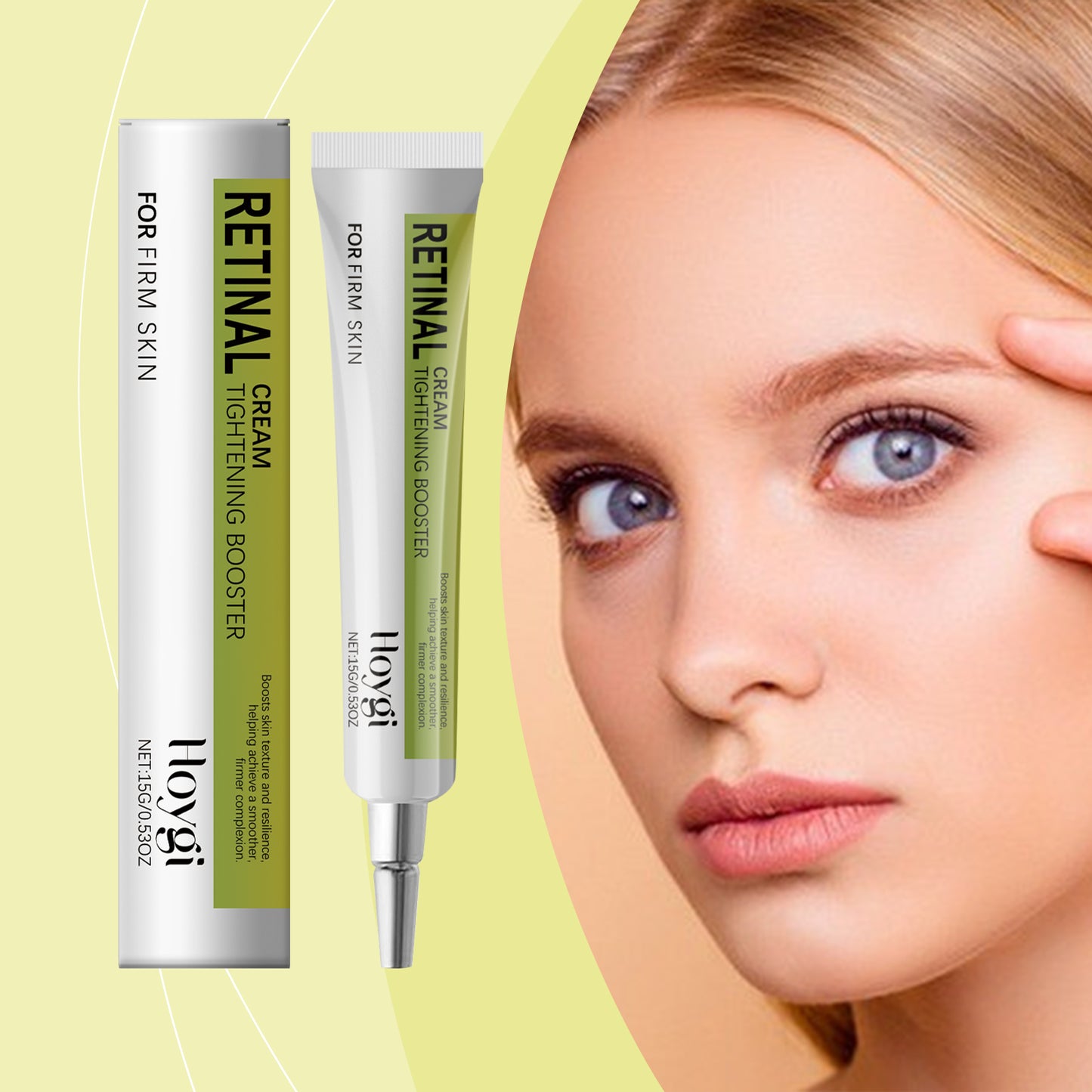 Hoygi Retinol Firming Eye Cream Gentle Care Nourishing Eye Skin Elastic Moisturizing Eye Cream