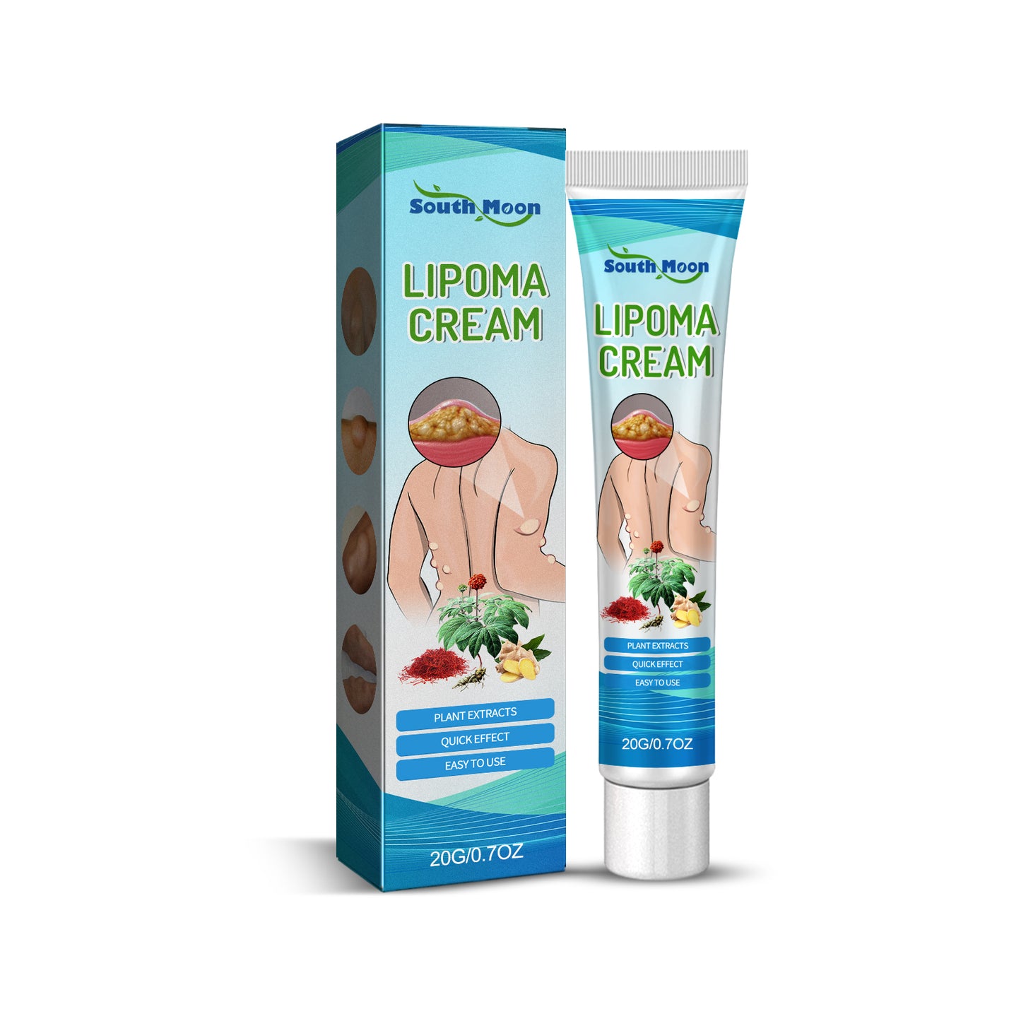 South Moon Body Care Balm Mild ingredients for daily massage care, refreshing and non-sticky on leg skin
