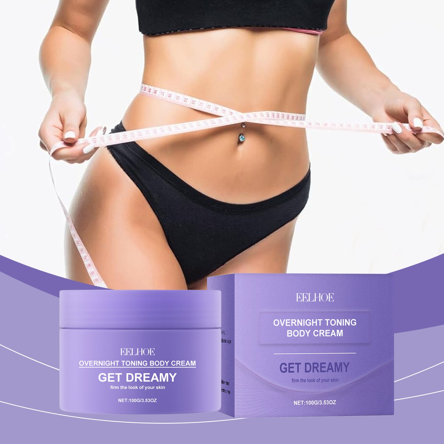 EELHOE Body Care Cream Firming and Moisturizing Skin Body Line Elasticity Daily Massage Care Cream