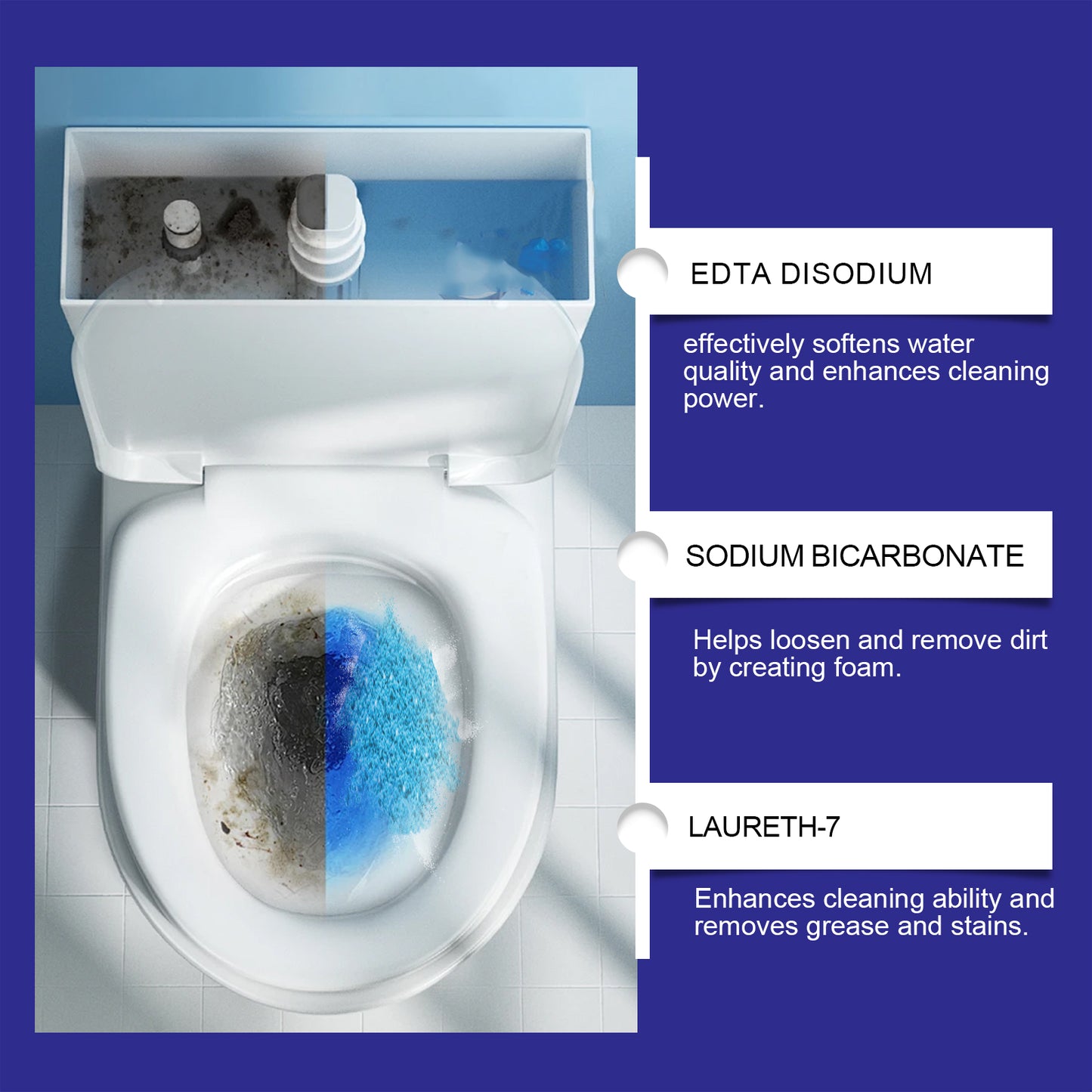 Jakehoe Toilet Foam Cleaner Toilet Deodorization Clean Dirt Urine Stains Household Environment Cleaning