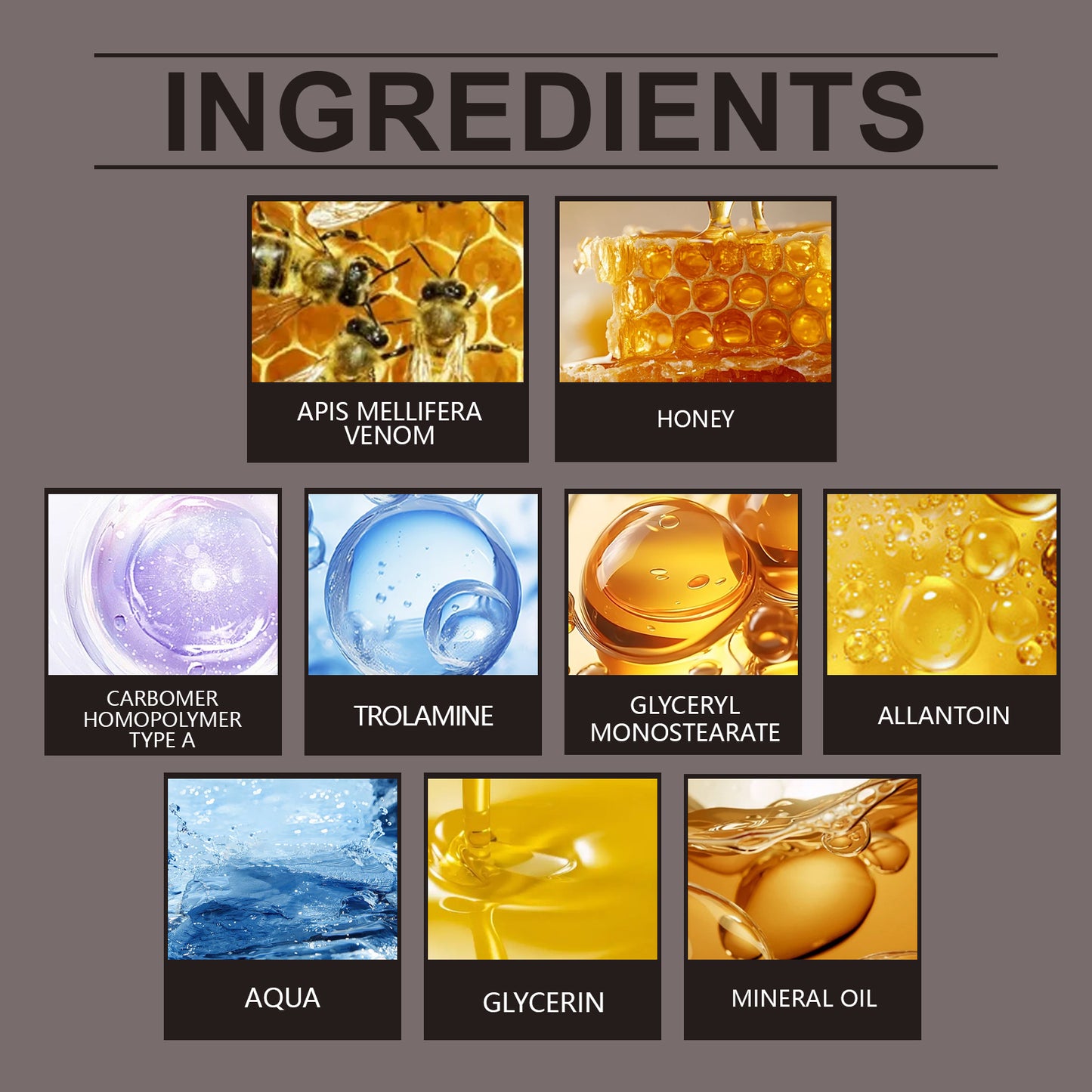 Houkea Bee Venom Joint Neck Cream Mild ingredients relieve discomfort on neck, knees, and legs for massage care application