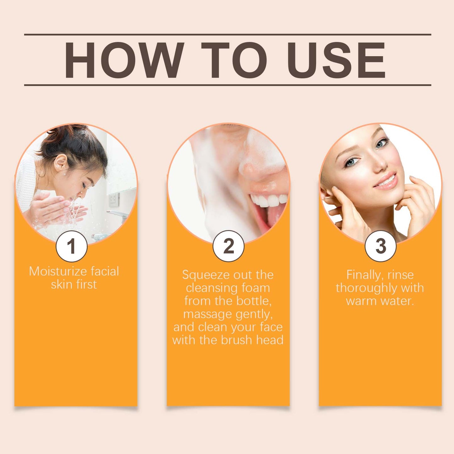 Jaysuing Turmeric Cleansing Cleanser Cleans facial oil, moisturizes skin without tightness