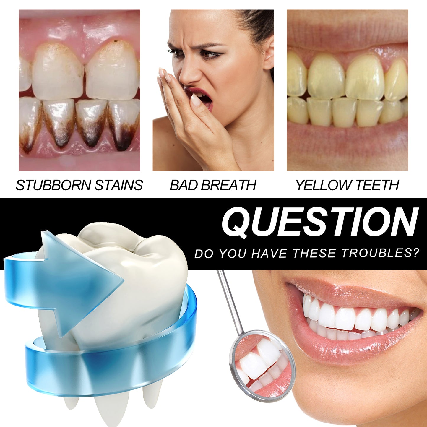 EELHOE Bamboo Charcoal Brightening Toothpaste Whiten Teeth Strengthen Tooth Enamel Easily Remove Stains Freshen Breath Bamboo Charcoal Toothpaste