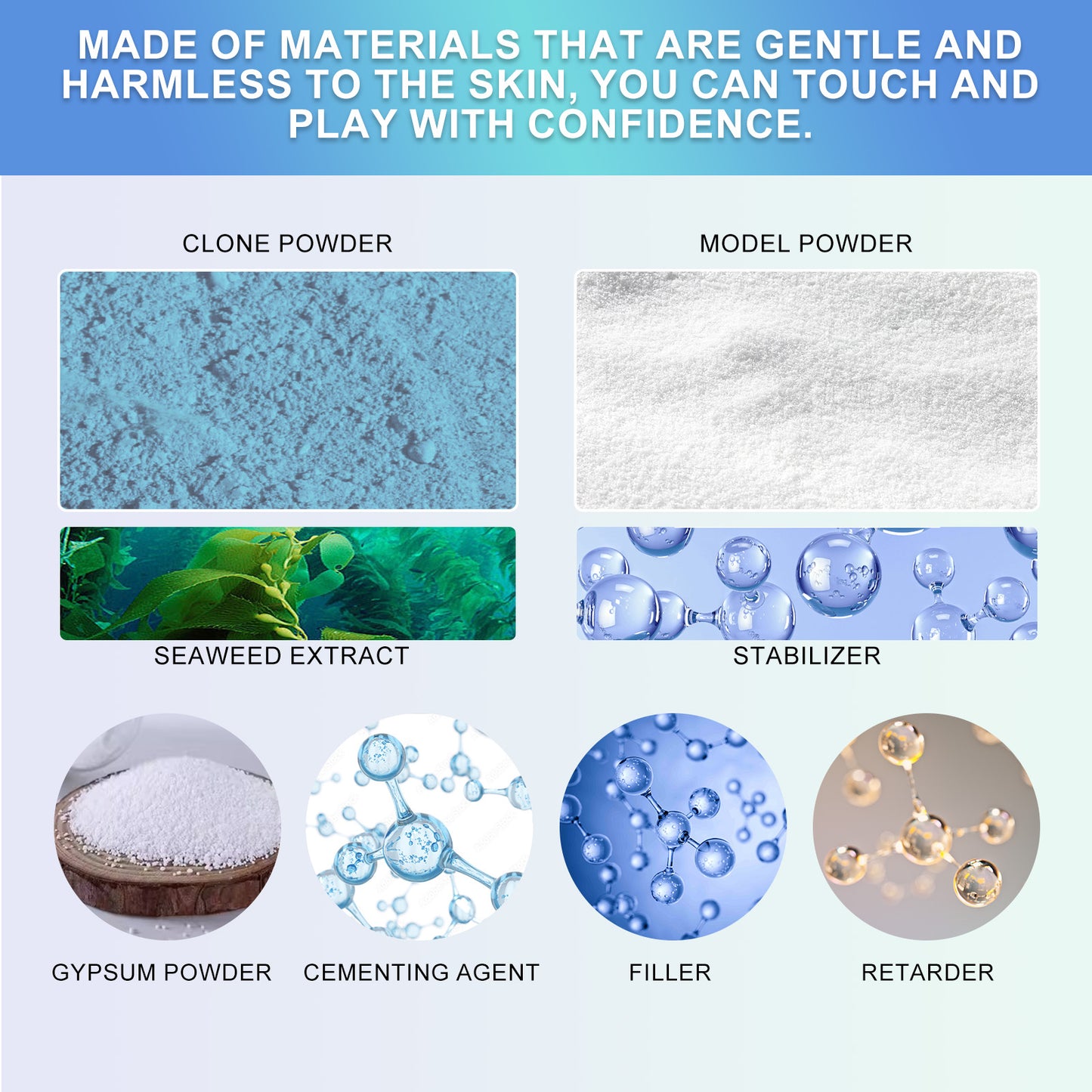 Dowmoo 3D Handmade Commemorative Model Couple's Holiday DIY Crafts 3D Hand and Foot Plaster Gift