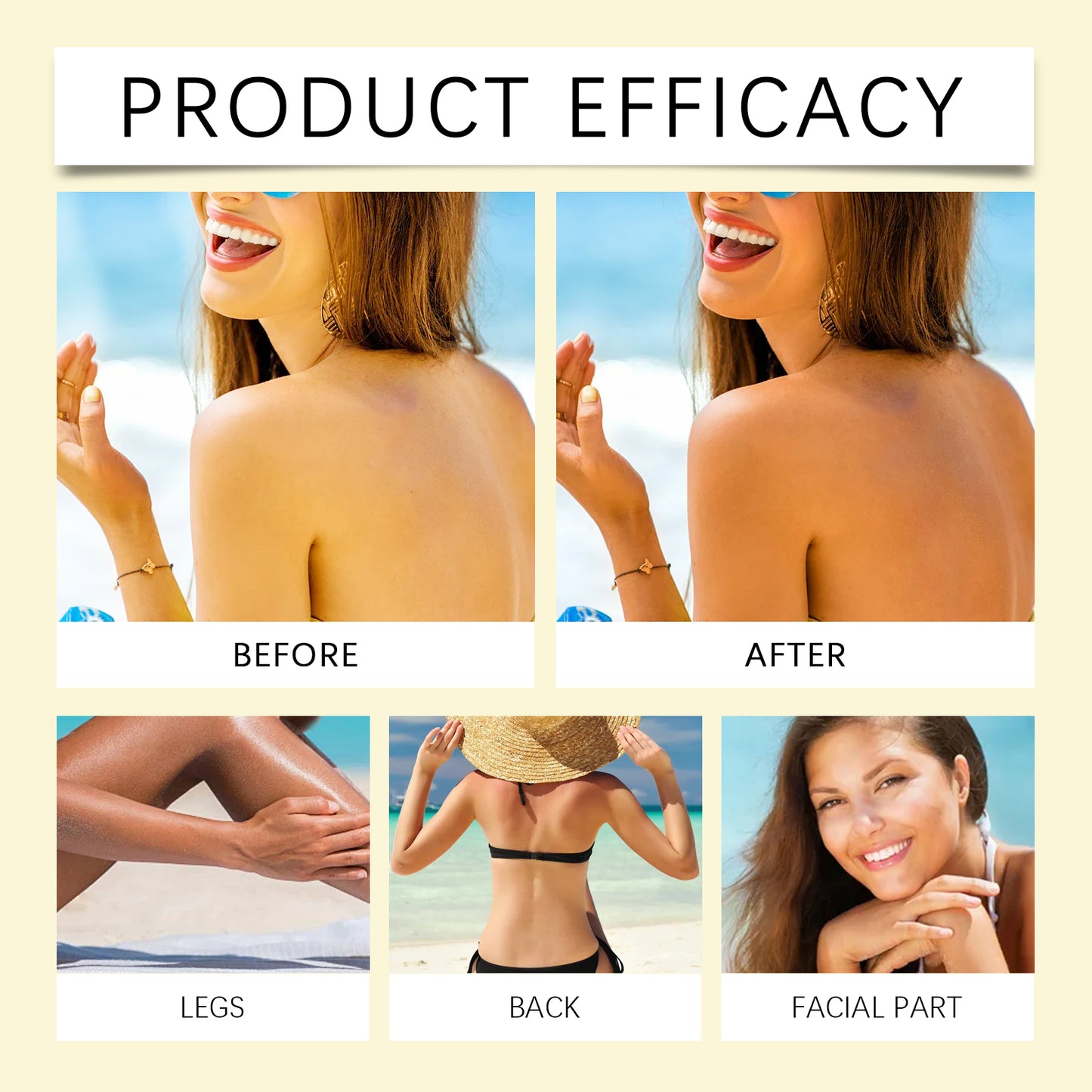 WIYUN Darkening Cream Summer Outdoor Sunbathing Even Skin Tone Create Wheat-colored Bronze Skin Tanning Cream