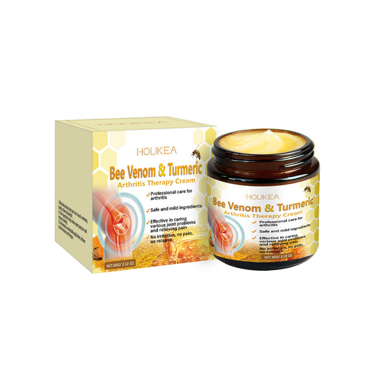 Houkea Turmeric Joint Relief Cream Gentle Care Nourishing Joint Relief Hand and Foot Joint Discomfort Massage Cream