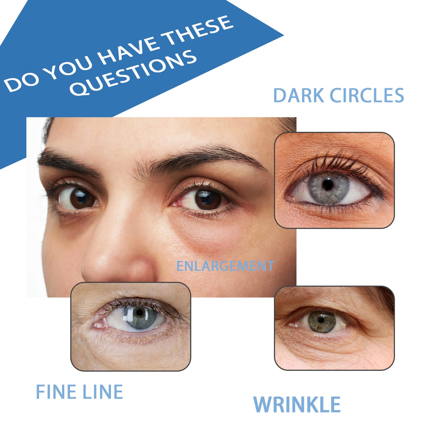 Hoygi Eye essence Reduce Dark Circles, Moisturize, Smooth, and Firm Eye Area Skin, Hydrating and Nourishing Eye Serum