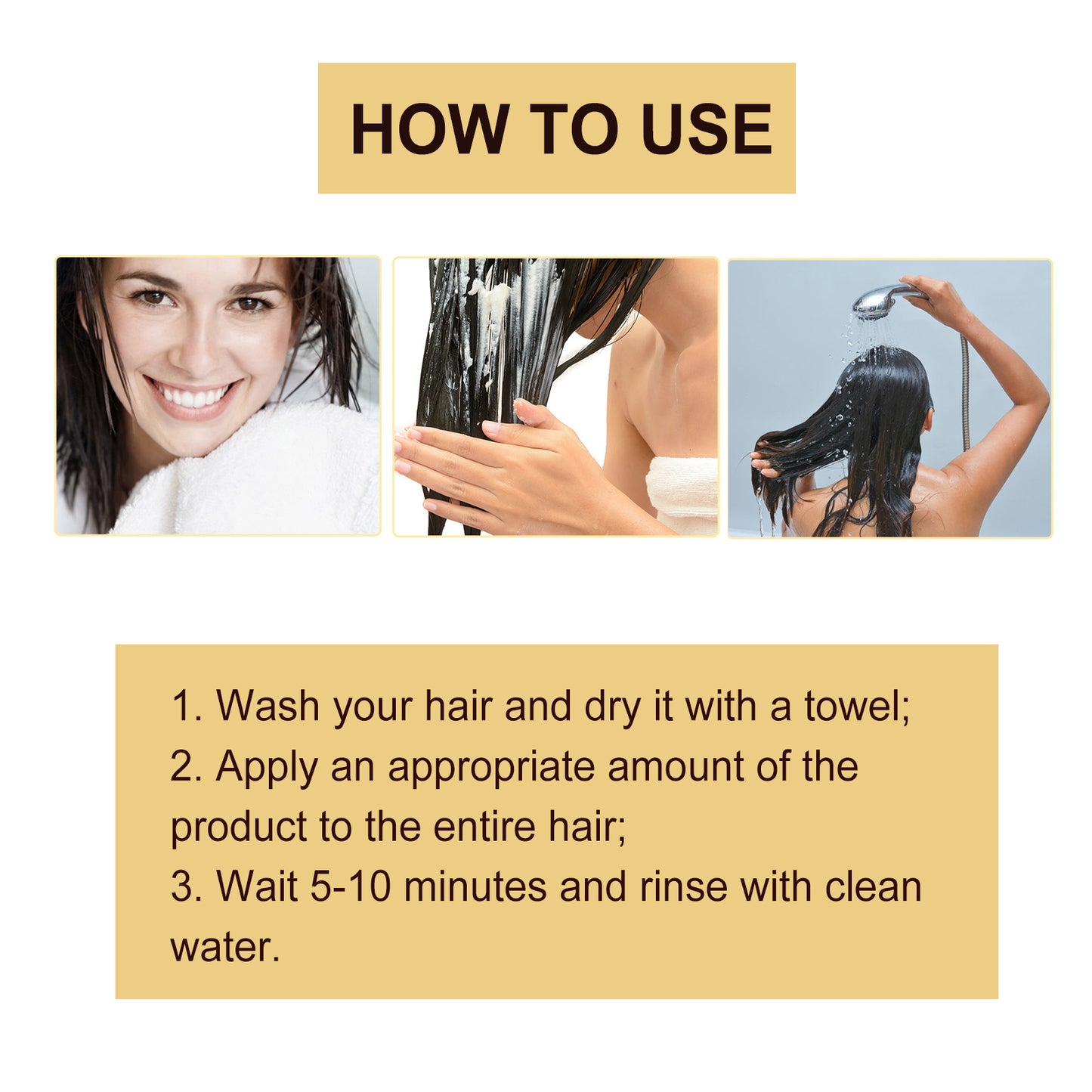 EELHOE Collagen Repair Hair Mask Repair dry, frizzy, tangled hair with a strong moisturizing and smoothing hair mask