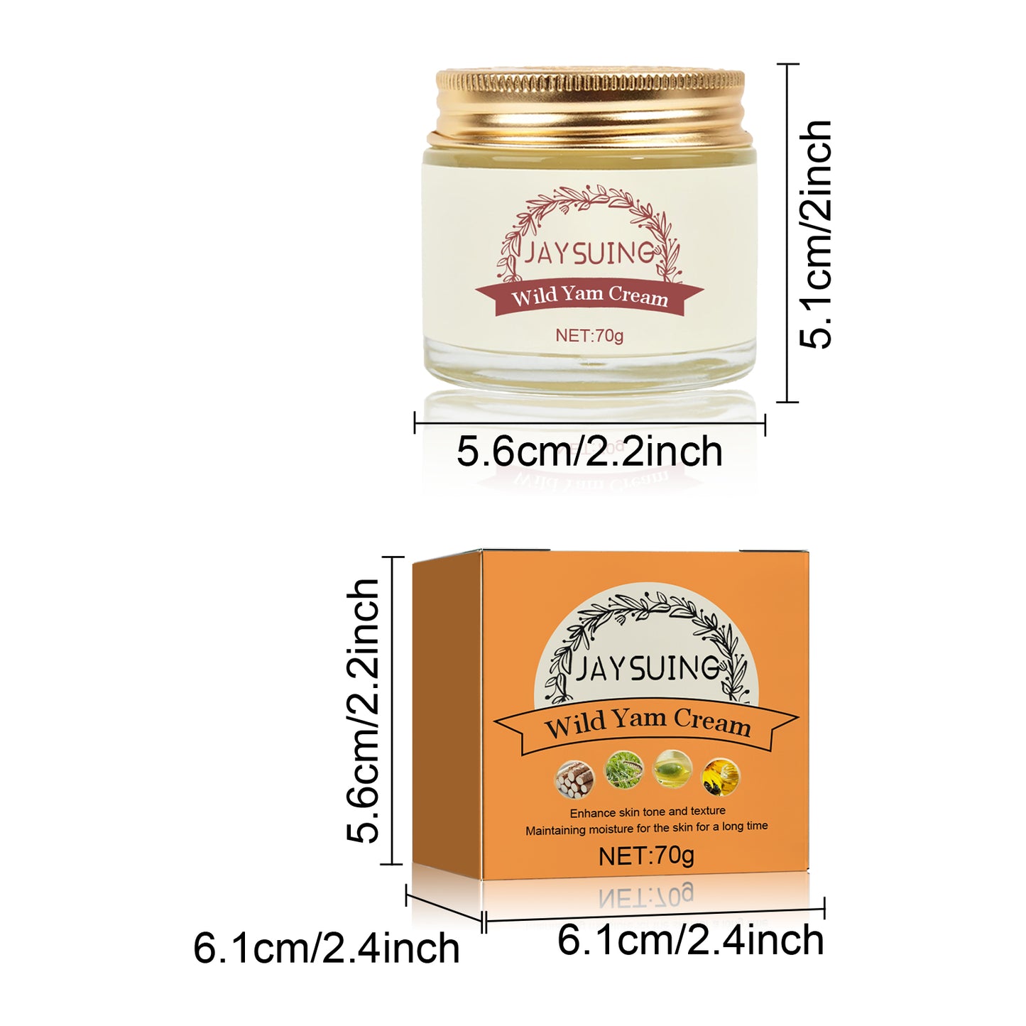 Jaysuing Firming Care Cream Moisturizing, firming, lightening fine lines and spots, softening and brightening skin cream