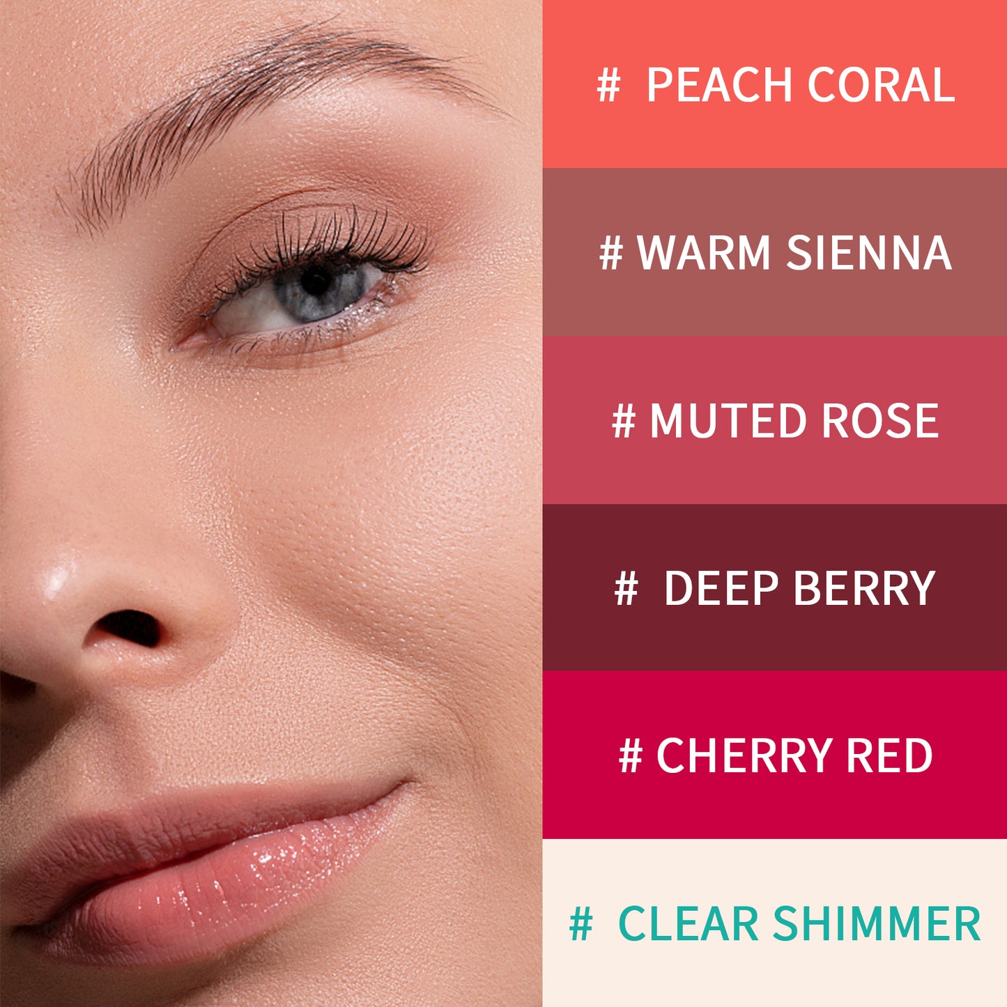 EELHOE Moisturizing Lip Care Lip Gloss Reduce Lip Lines, Dryness, and Dead Skin, Moisturize, Plump, and Full Lips Lip Gloss