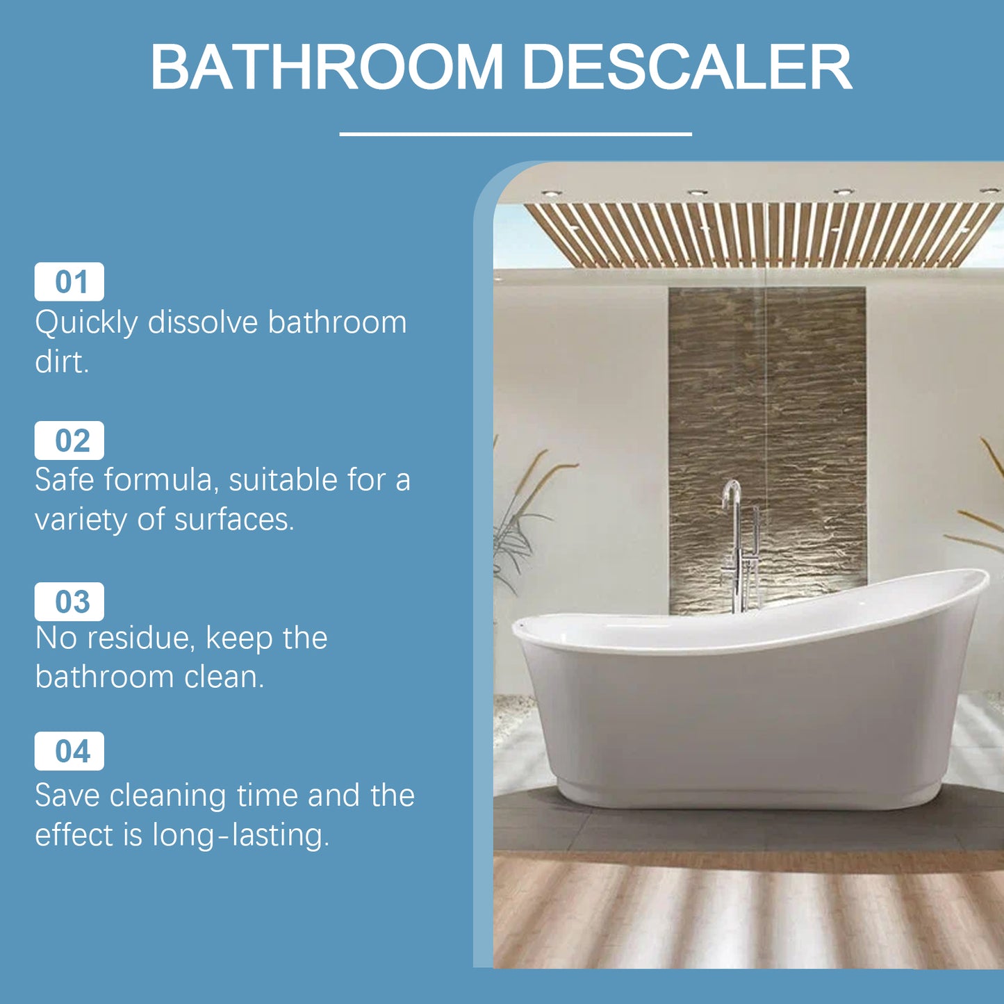 Jakehoe Bathroom Dirt Cleaner Bathroom Toilet Faucet Stain Removal Cleaning Multi-Functional Cleaner