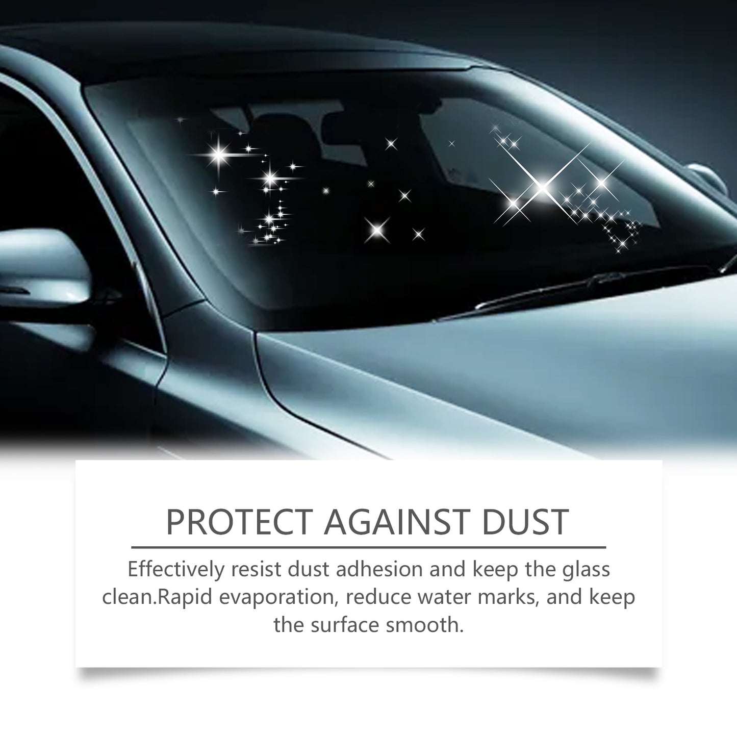 Homonth Car Windshield Cleaner Windshield Refurbishment Decontamination Cleaning Oil Film Cleaner