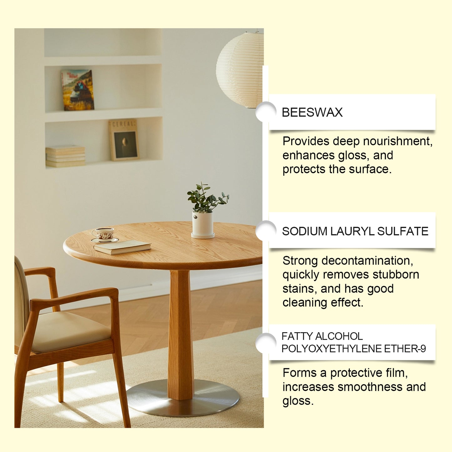 OUHOE Furniture Beeswax Spray Furniture Floor Care Polishing Waterproof Anti-Dry Crack Scratch Renovation Care Wax