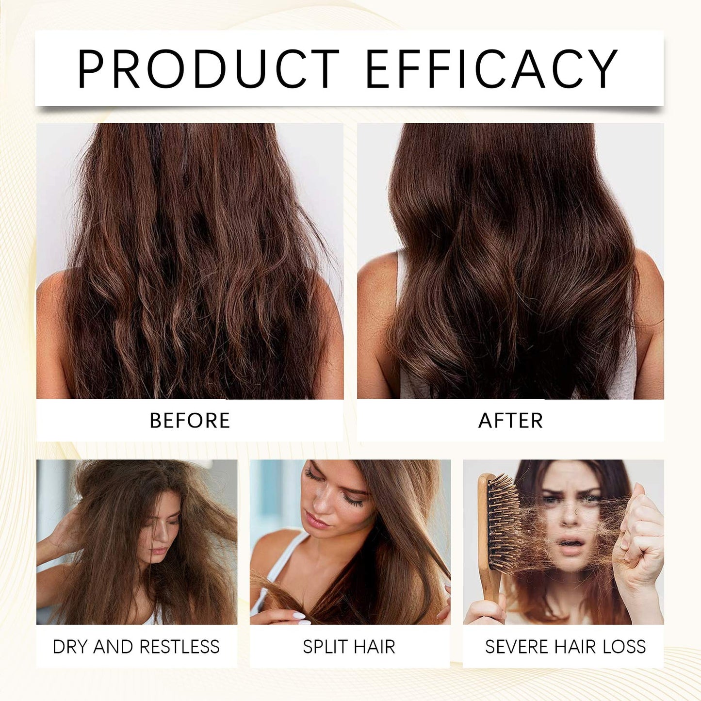 EELHOE Batahna Oil Volumizing Hair Care Set Repair frizzy hair texture, nourish hair, smooth hair care