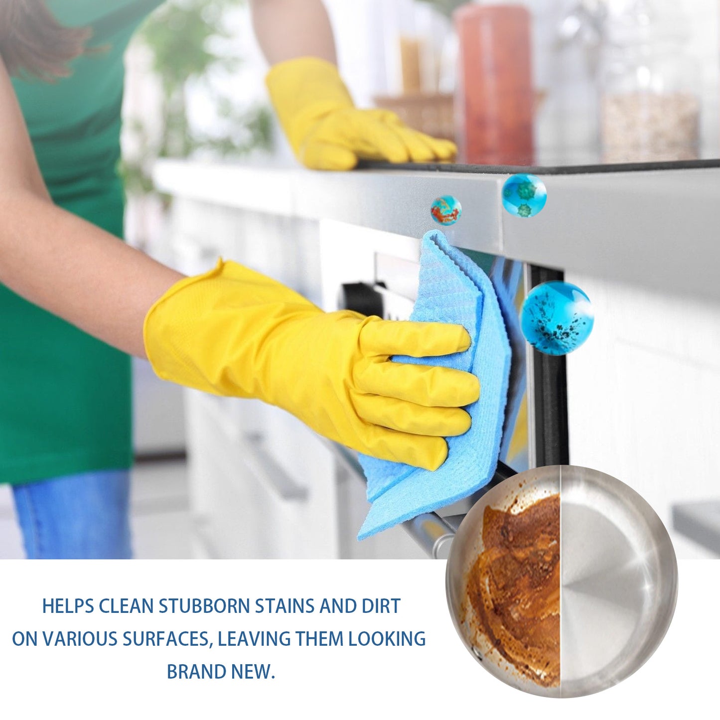 Jakehoe Multi-purpose Foam Cleaner Gentle Stain Remover Kitchen Stove Cookware Multi-Surface Foam Cleaner