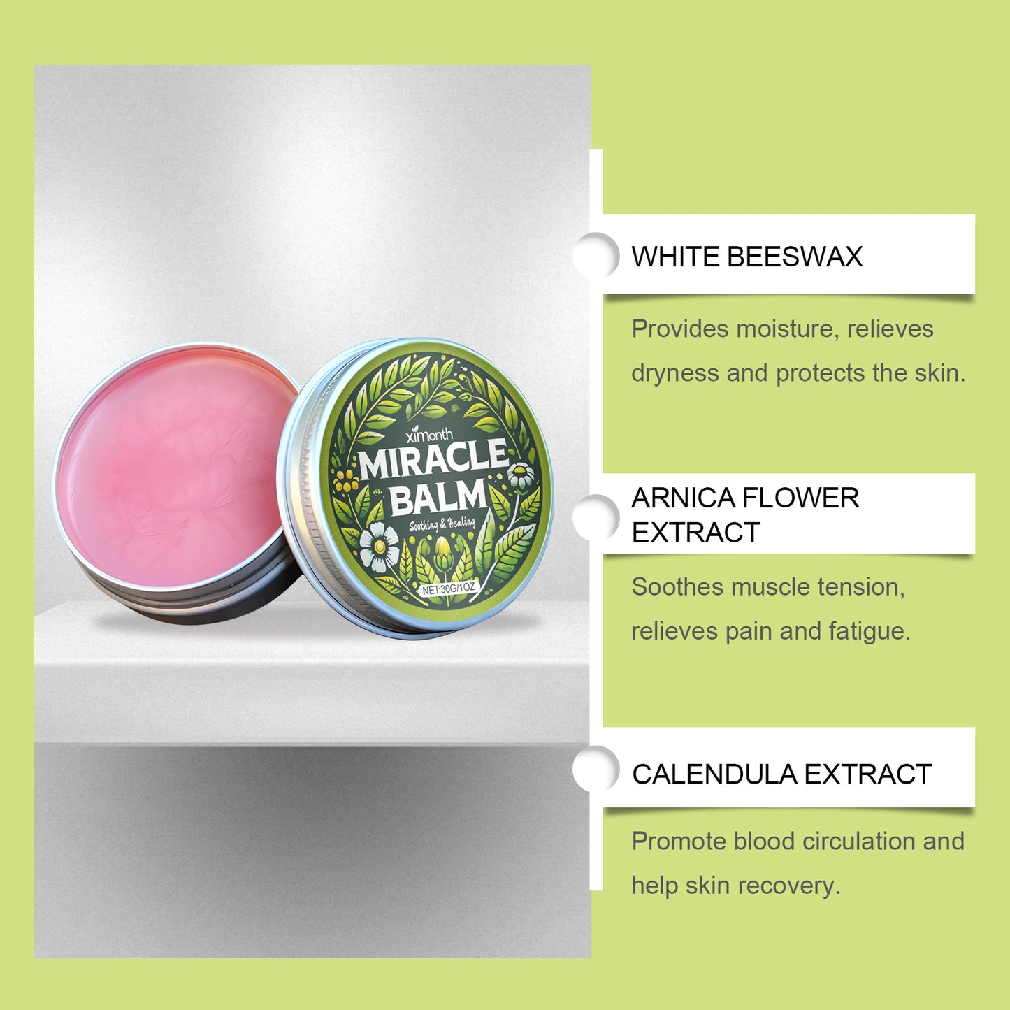 Ximonth Leg Care Cream Gentle Care Relief Leg Discomfort Massage Daily External Use Care Cream