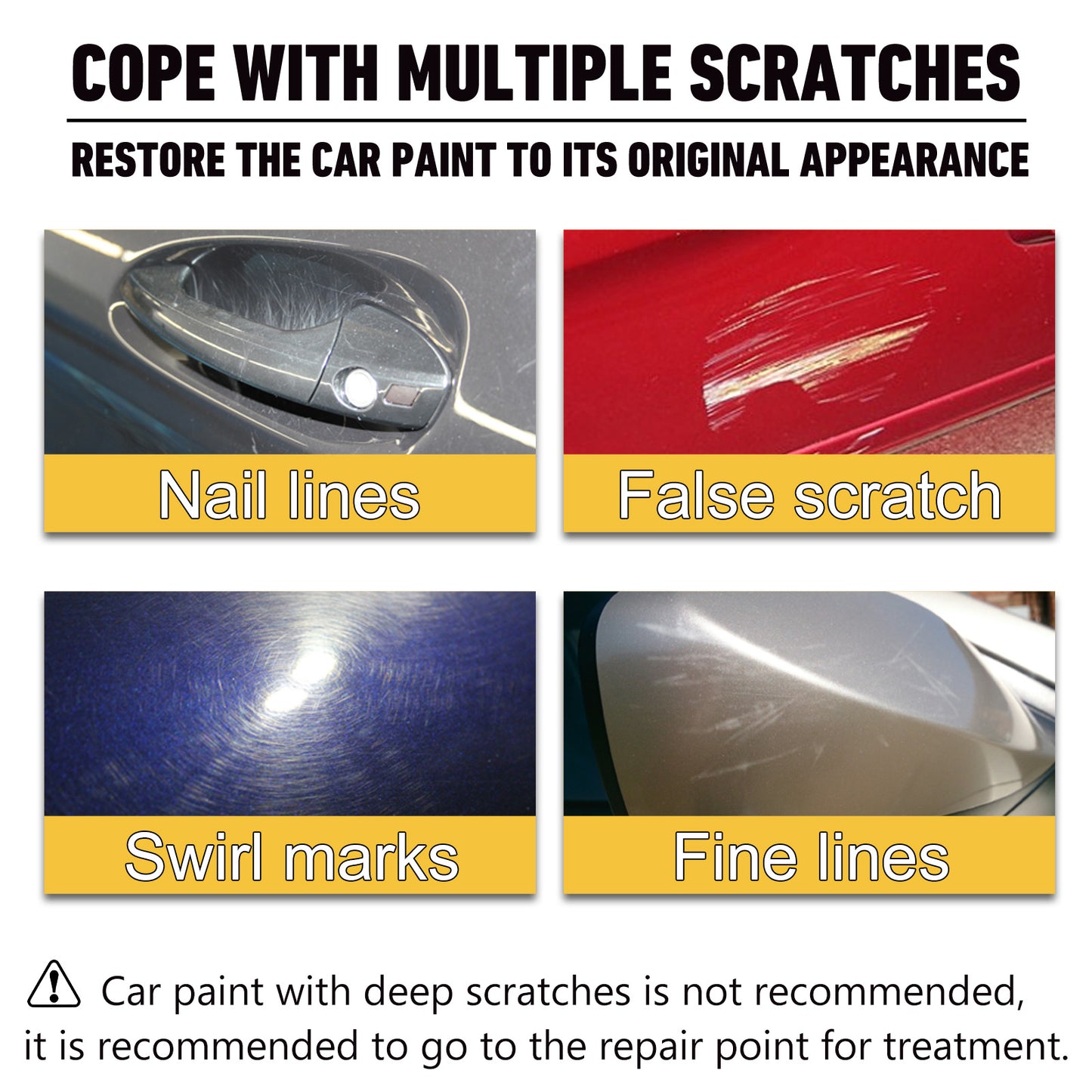 Rayhong Car Scratch Remover Car Paint Scratch Repair Paste Scratch Repair Maintenance Agent