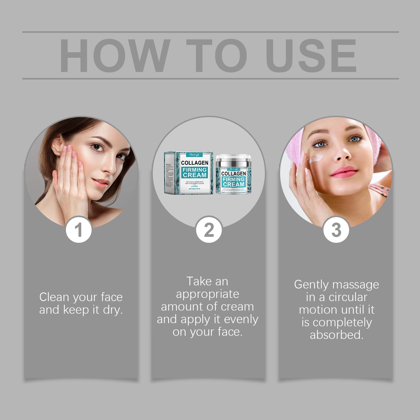 Hoygi Repair Cream Facial Skin Lifting Moisturizing Cream Repairing Skin Firming Care Cream