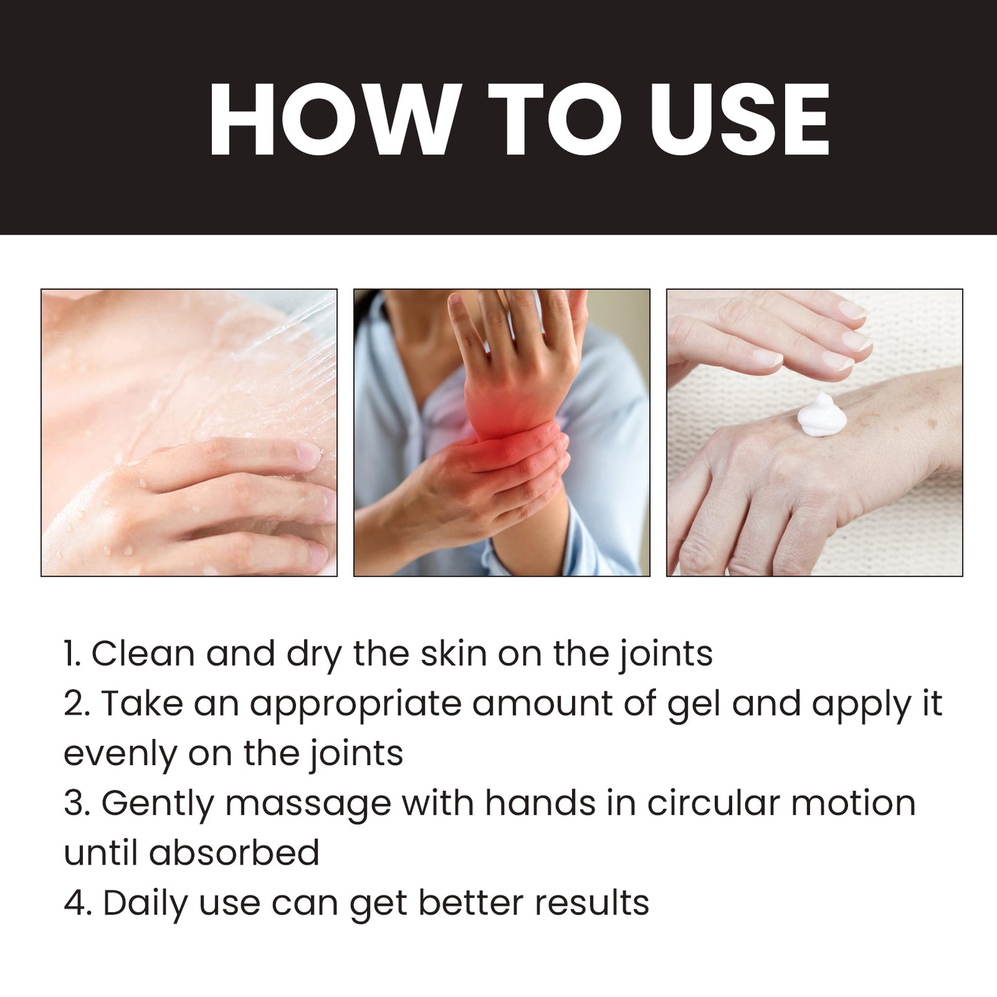 South Moon Joint Repair Gel Relieve Lumbar Spine Knee Body Massage Relaxing and Revitalizing Care Gel