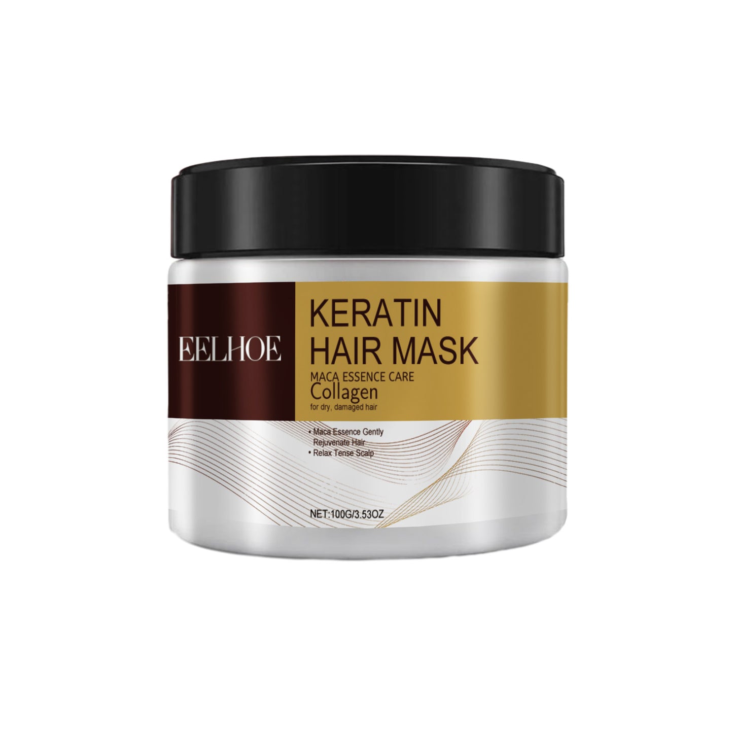 EELHOE Repair and Nourish Hair Mask Deeply moisturizing and repairing damaged hair, dry split ends, and tangled hair treatment mask
