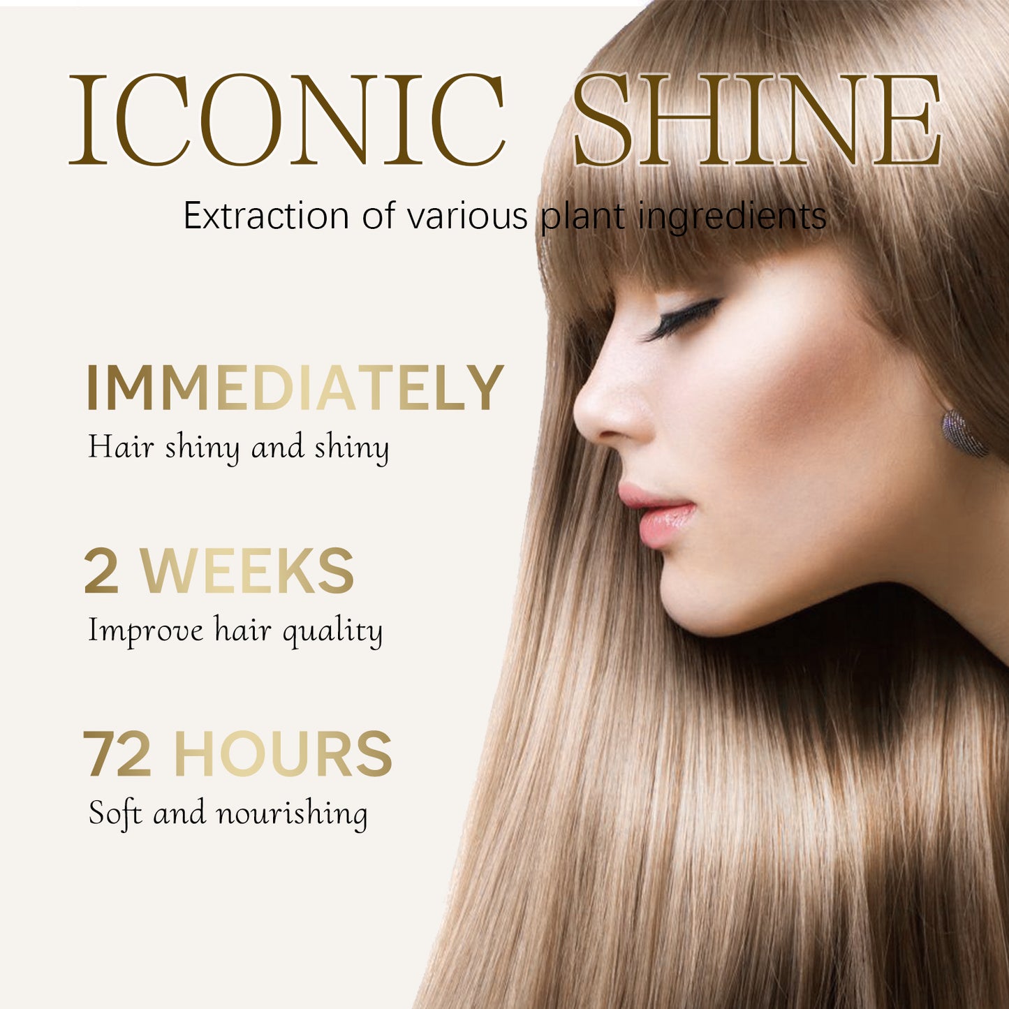 EELHOE Keratin Hair Serum Spray Hair Repair Improves Dry Frizzy Curly Hair Hair Oil Essence