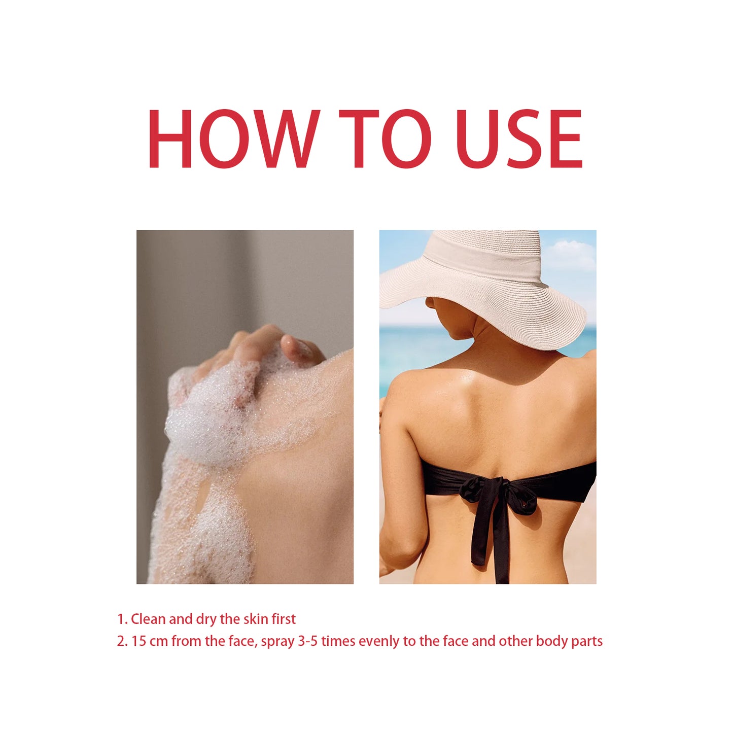 EELHOE Strawberry Tanning Aid Spray Sunless Long-lasting Self-Tanning Bronze Wheat Skin Gentle Moisturizing Skincare