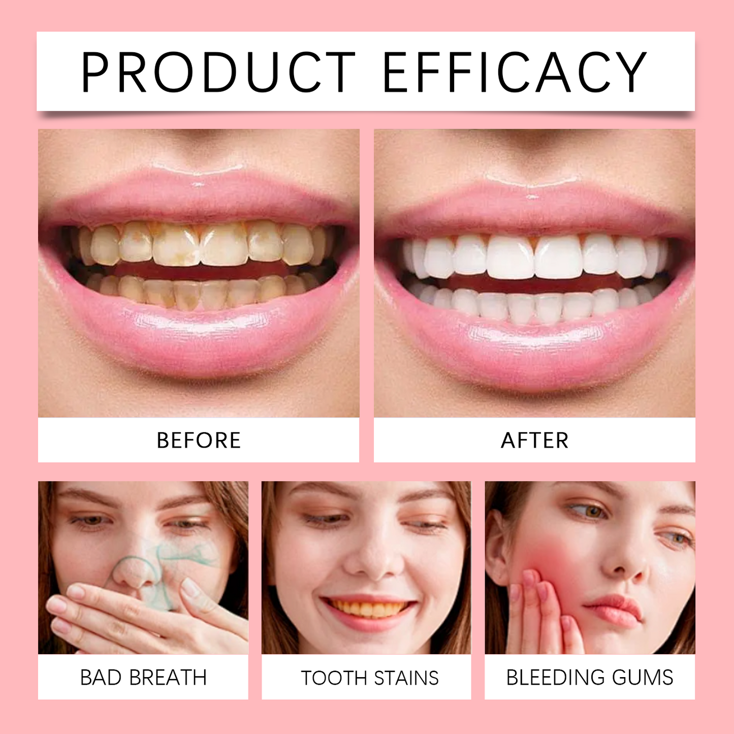 Oralhoe Probiotic Whitening Mint Toothpaste Fresh Breath Cleaning Beautiful Teeth Care Oral Care