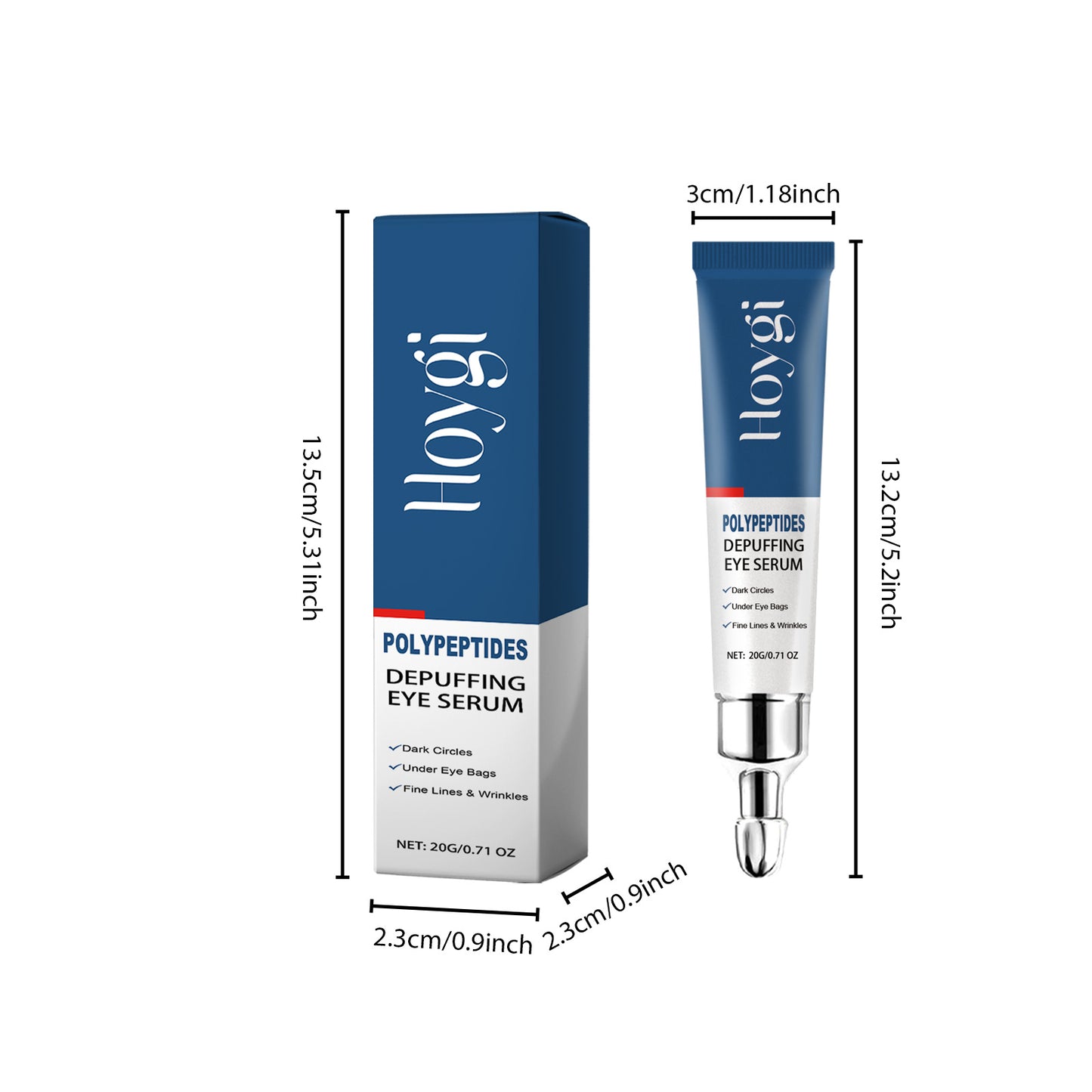 Hoygi Eye essence Reduce Dark Circles, Moisturize, Smooth, and Firm Eye Area Skin, Hydrating and Nourishing Eye Serum